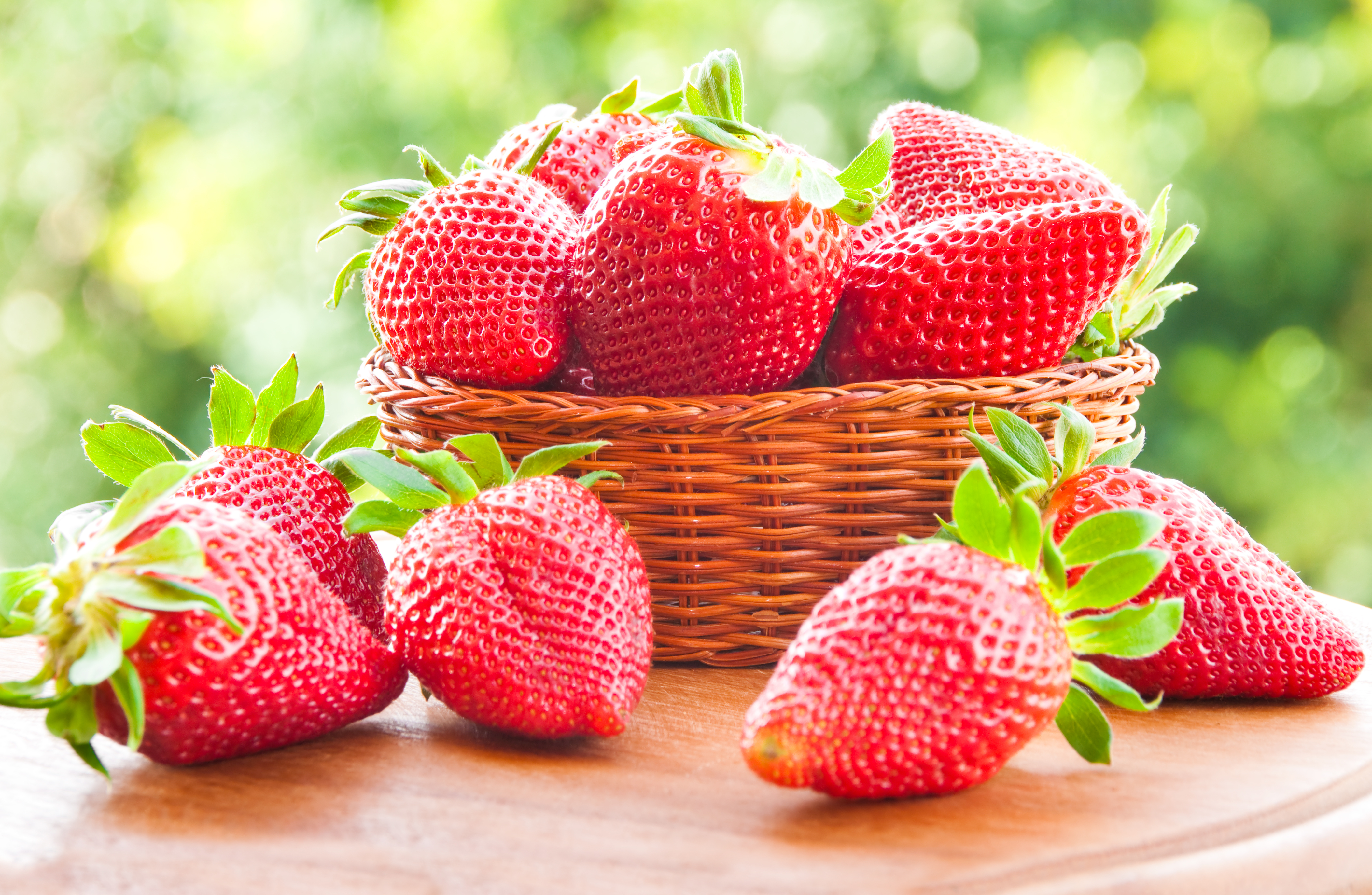 strawberry, food, basket, berry, red, fruits