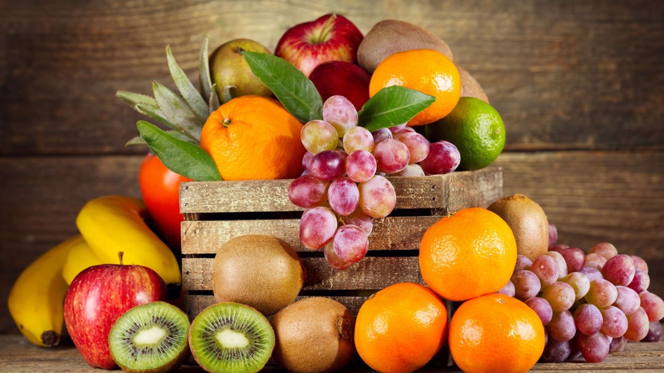 373674 baixar papel de parede comida, fruta, maçã, banana, uvas, kiwi, fruta laranja), frutas - protetores de tela e imagens gratuitamente