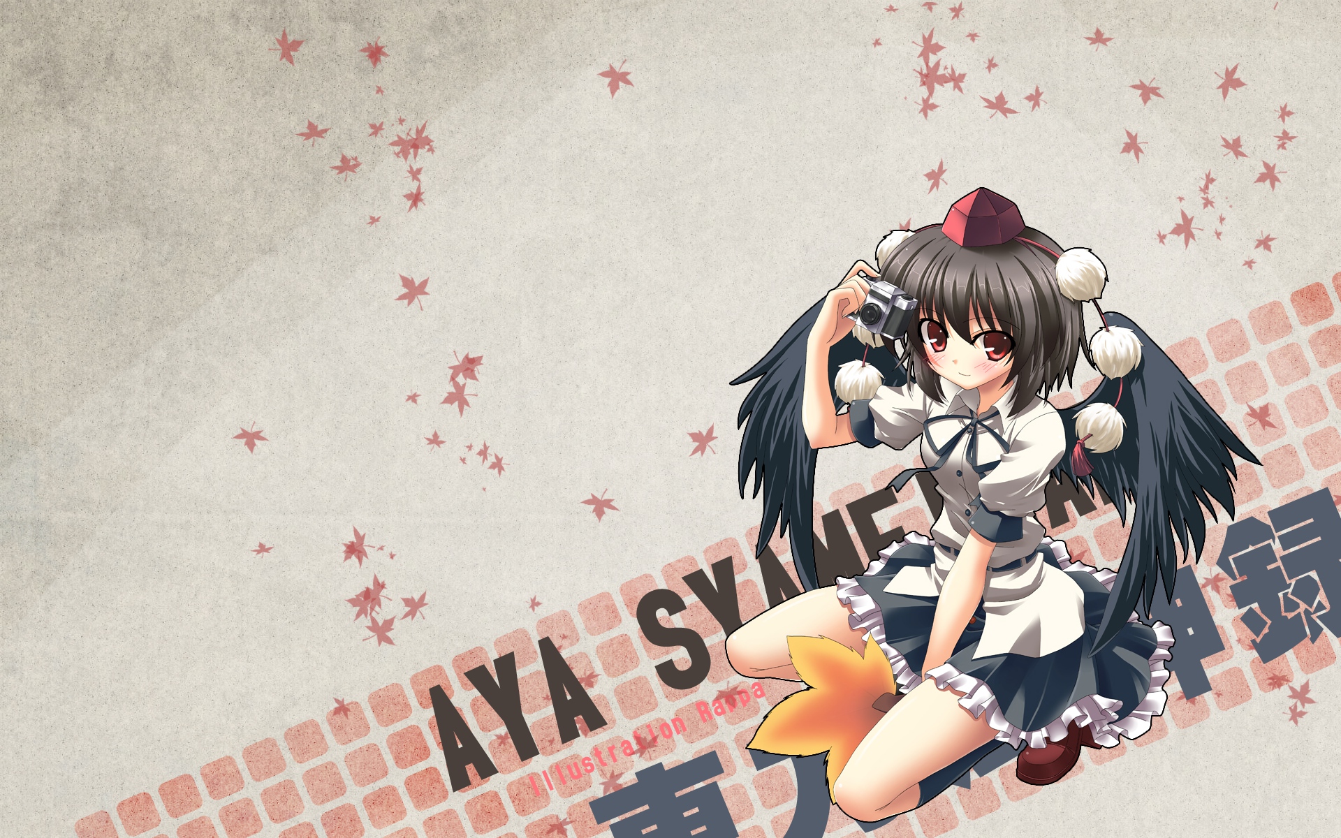 Download mobile wallpaper Anime, Touhou, Aya Shameimaru for free.