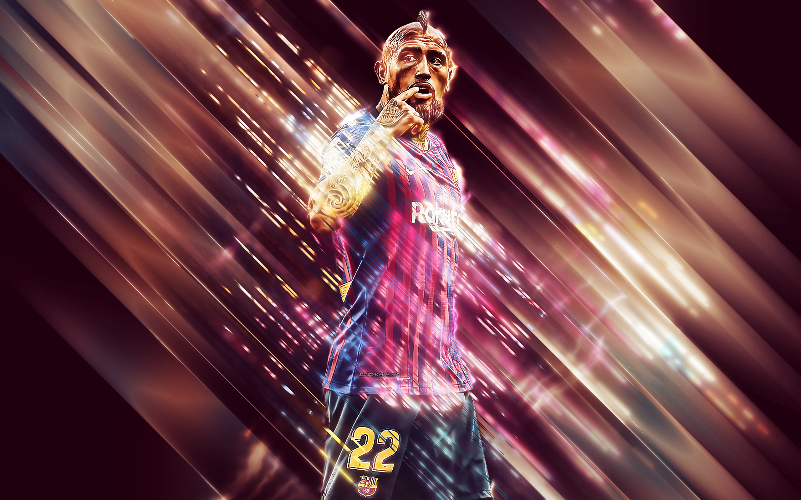 Download mobile wallpaper Sports, Soccer, Fc Barcelona, Chilean, Arturo Vidal for free.