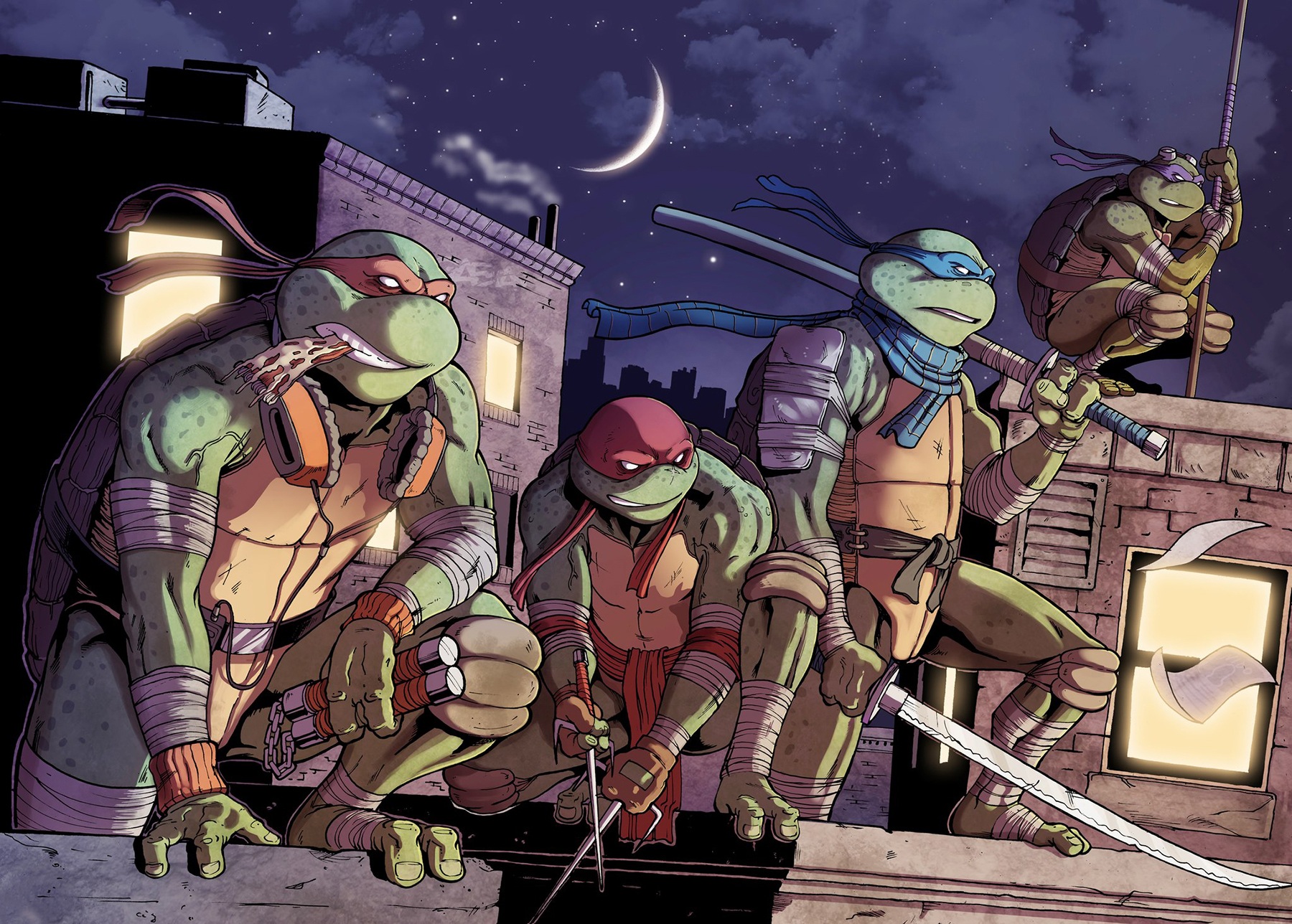 Завантажити шпалери Teenage Mutant Ninja Turtles: Mutants In Manhattan на телефон безкоштовно