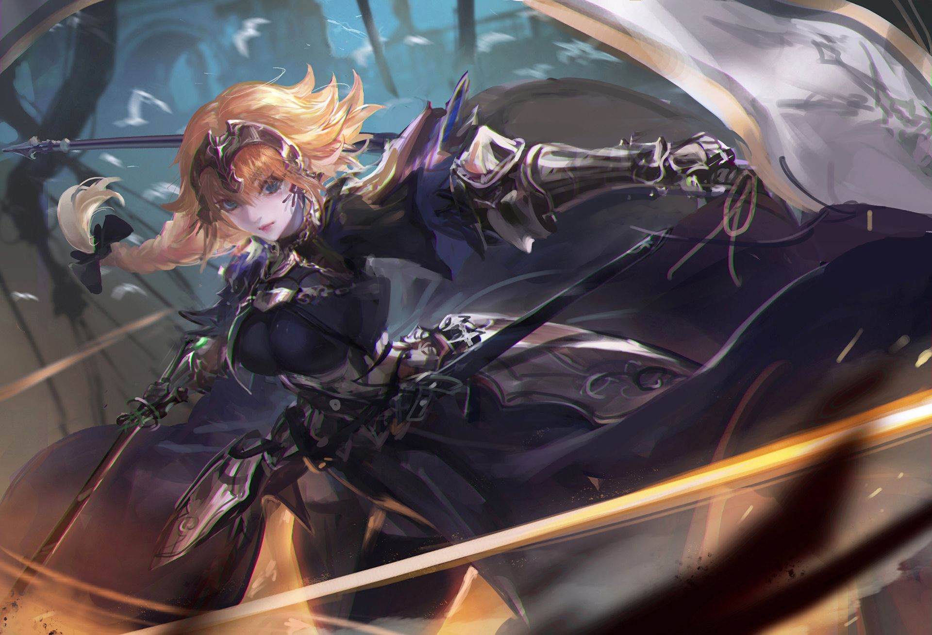 anime, fate/apocrypha, fate/grand order, jeanne d'arc (fate series), ruler (fate/apocrypha), ruler (fate/grand order), fate series
