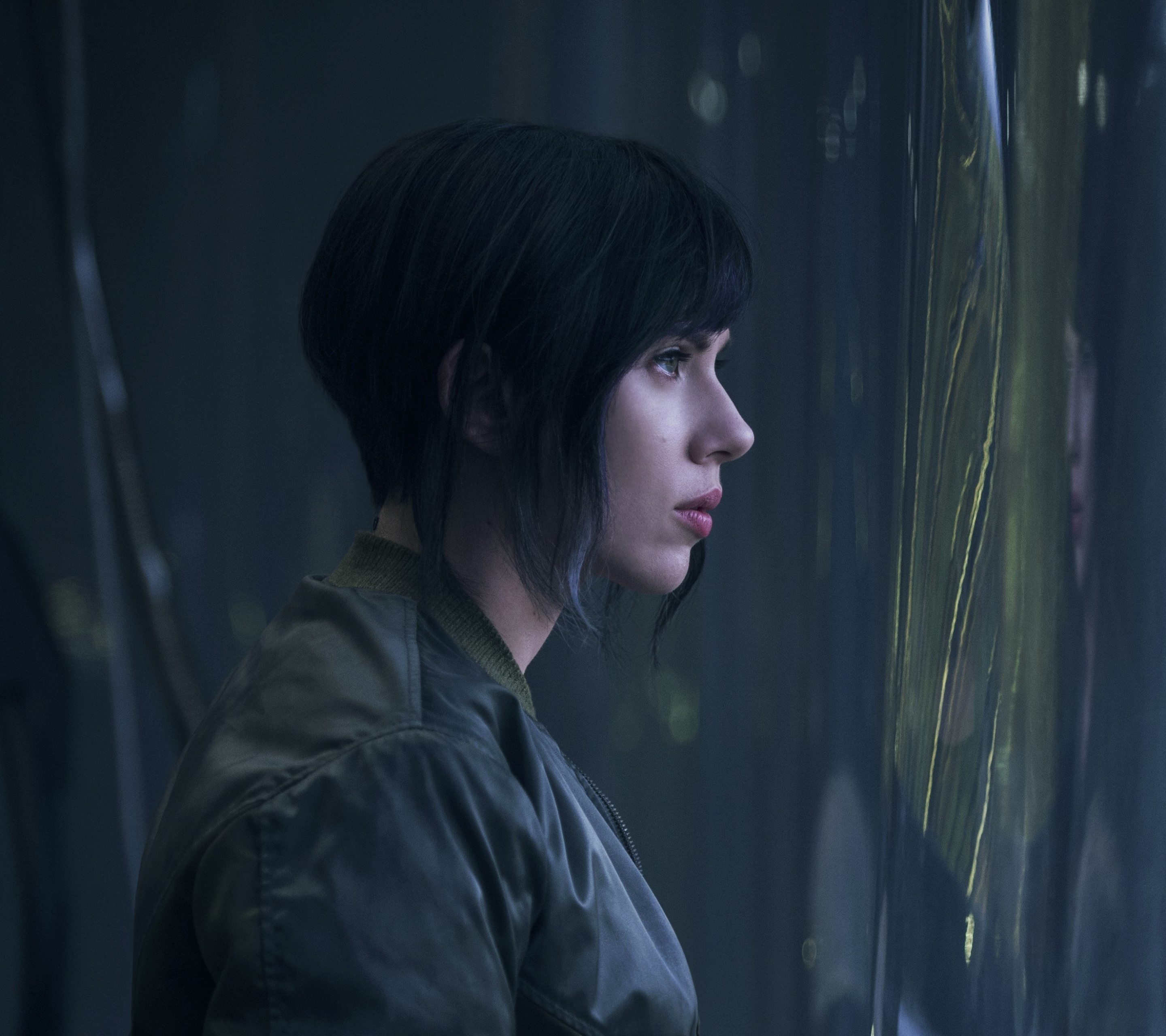 Baixe gratuitamente a imagem Scarlett Johansson, Filme, Fantasma Na Concha, A Vigilante Do Amanhã: Ghost In The Shell na área de trabalho do seu PC