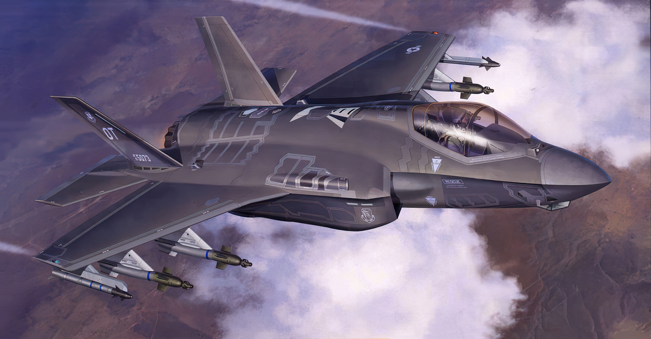 Handy-Wallpaper Flugzeuge, Militär, Düsenjäger, Kampfjets, Lockheed Martin F 35 Lightning Ii, Kampfflugzeug kostenlos herunterladen.
