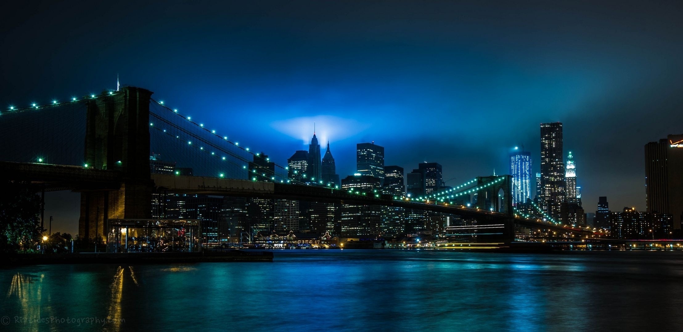 157470 descargar imagen puente, ciudades, ríos, noche, ciudad, las luces, luces, nueva york, brooklyn: fondos de pantalla y protectores de pantalla gratis