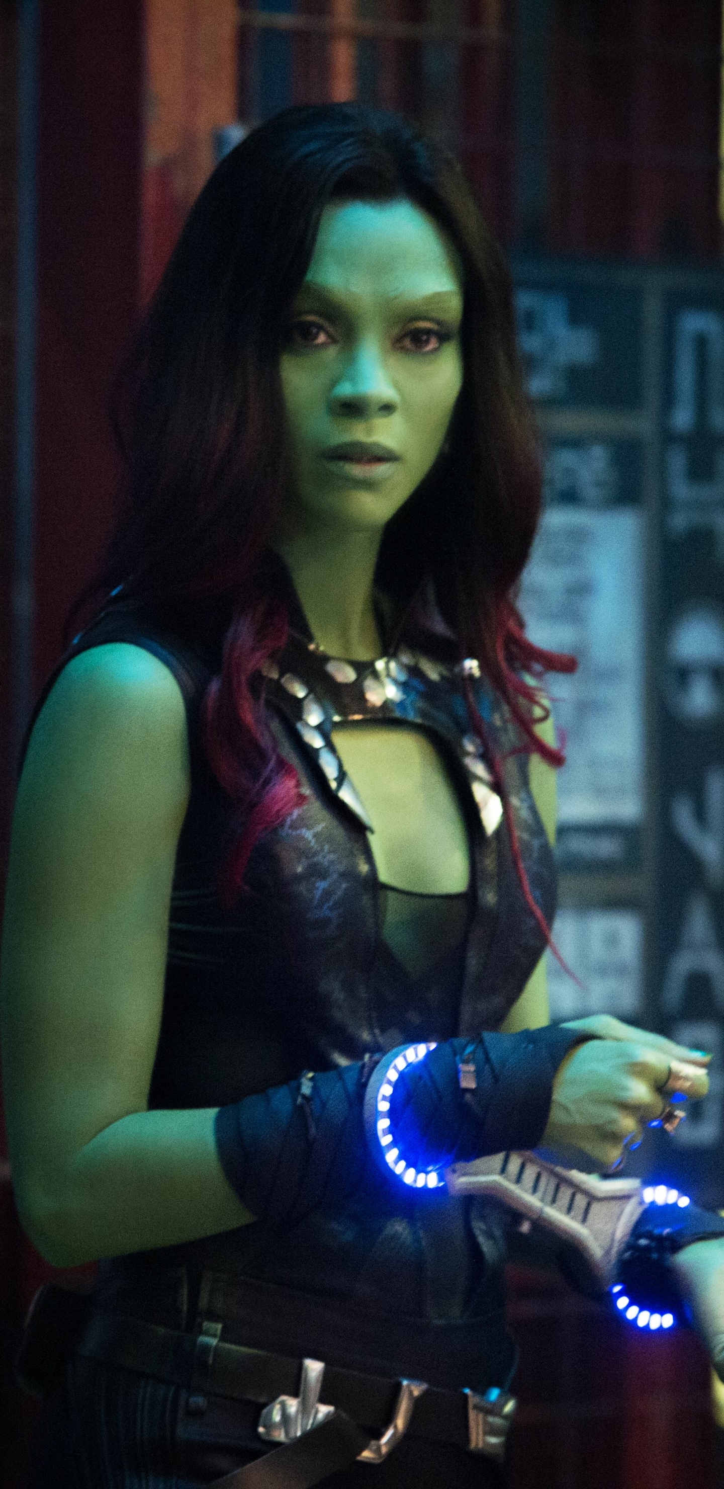 Download mobile wallpaper Movie, Guardians Of The Galaxy, Zoe Saldana, Gamora for free.