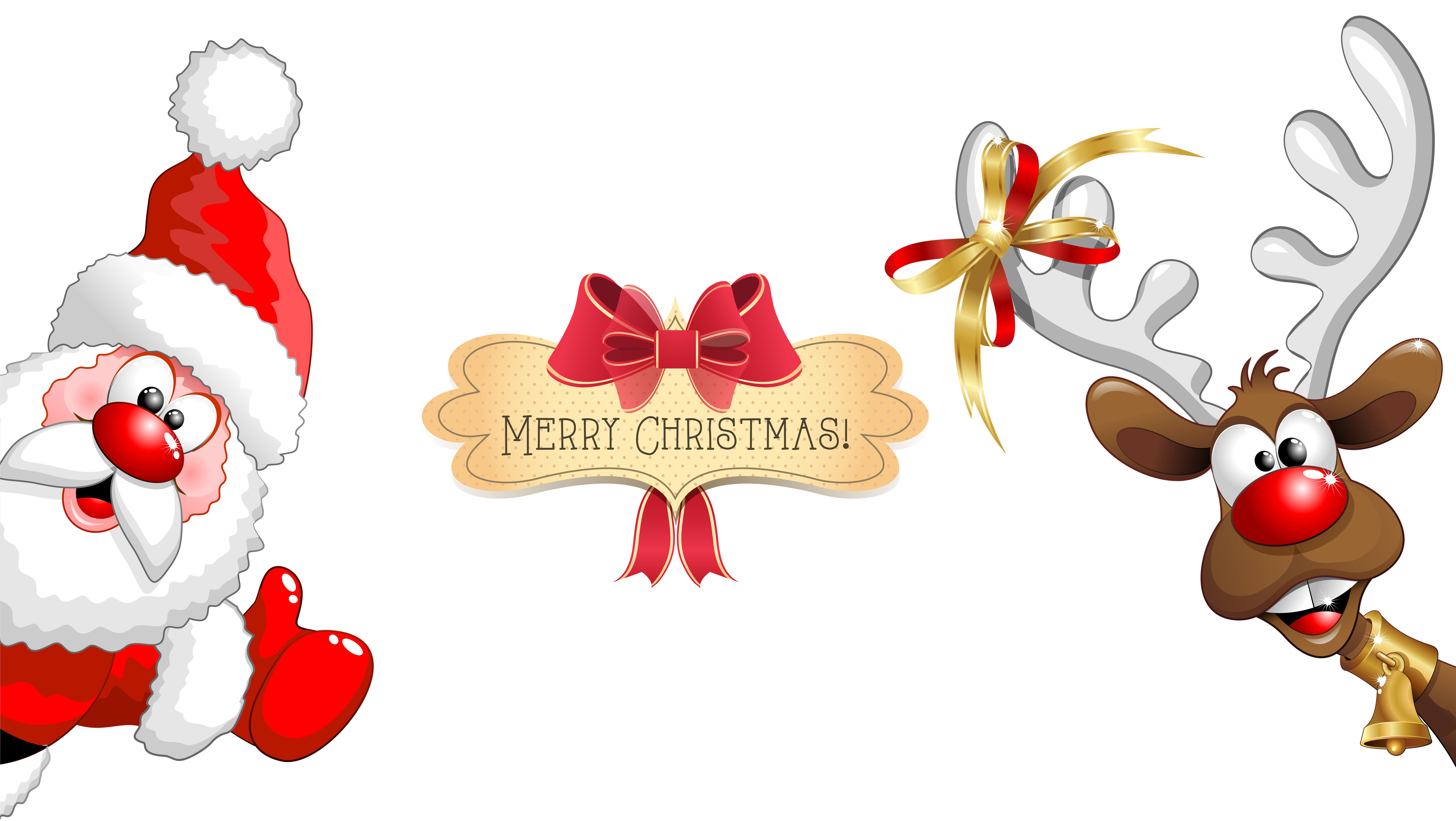 Baixe gratuitamente a imagem Papai Noel, Natal, Feriados, Feliz Natal, Rena na área de trabalho do seu PC