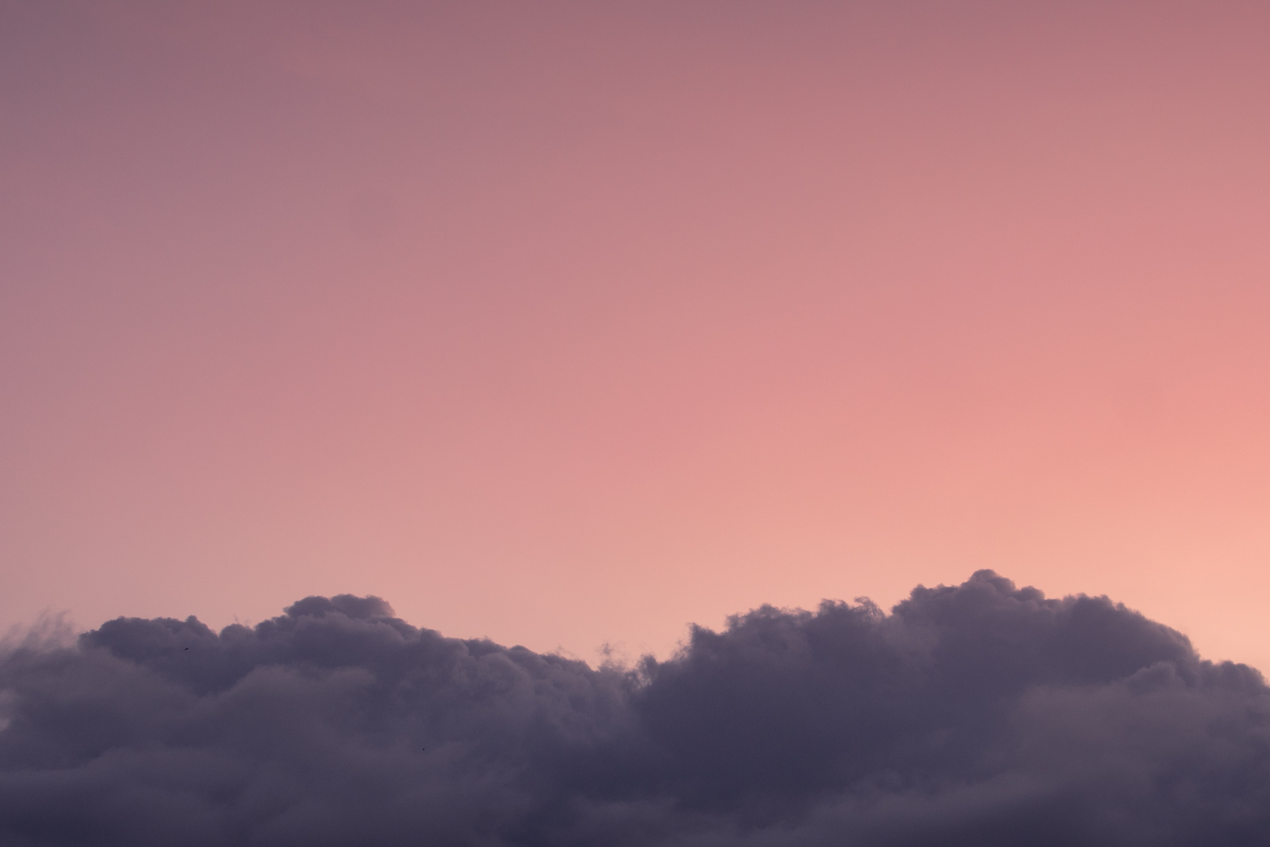 Download mobile wallpaper Clouds, Sky, Evening, Pink, Nature for free.