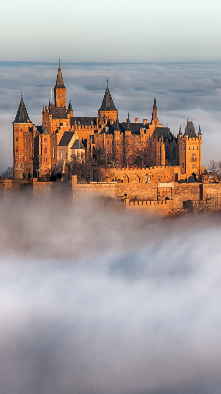 Download mobile wallpaper Castles, Man Made, Hohenzollern Castle for free.