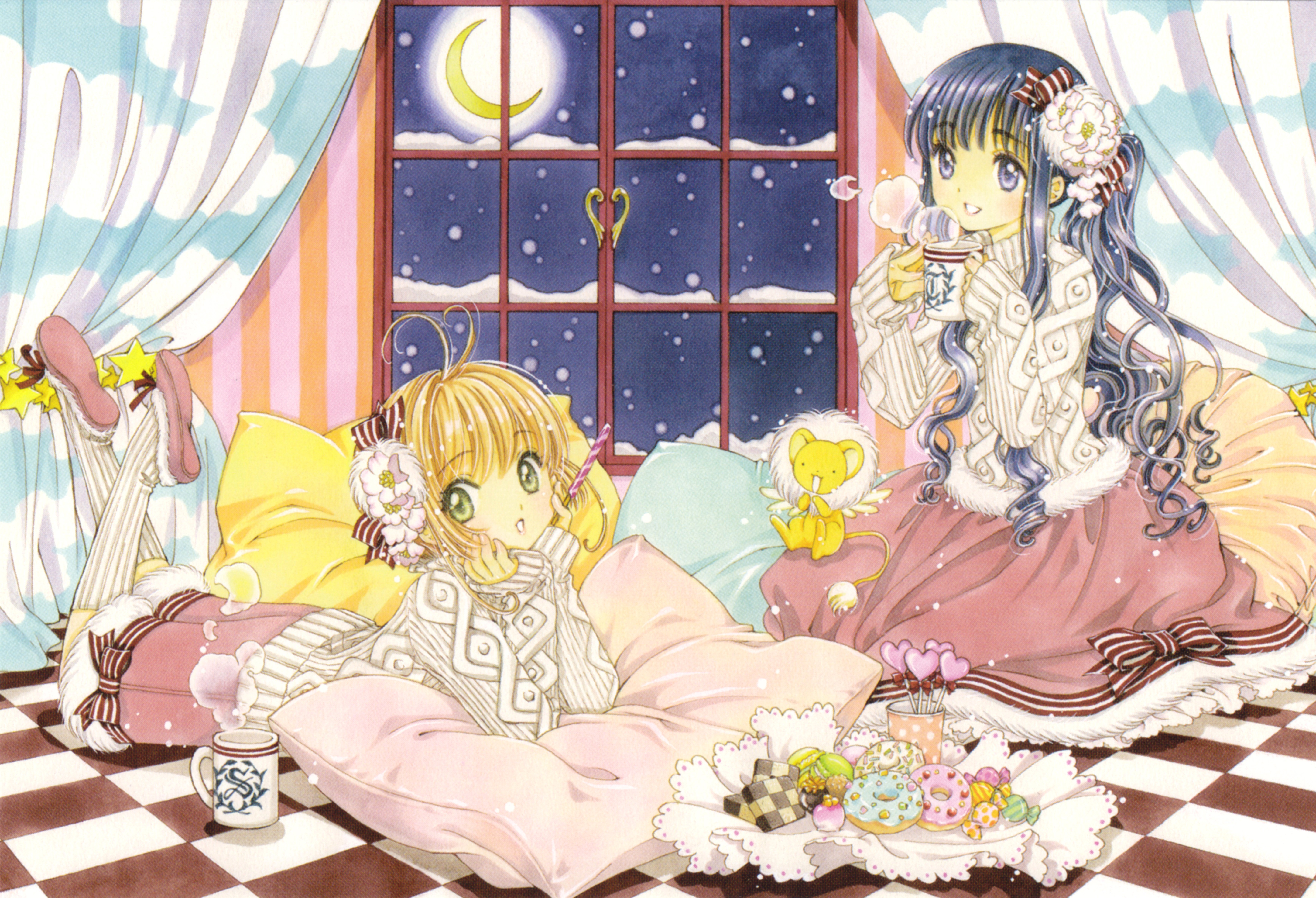 Download mobile wallpaper Anime, Cardcaptor Sakura, Sakura Kinomoto, Tomoyo Daidouji for free.