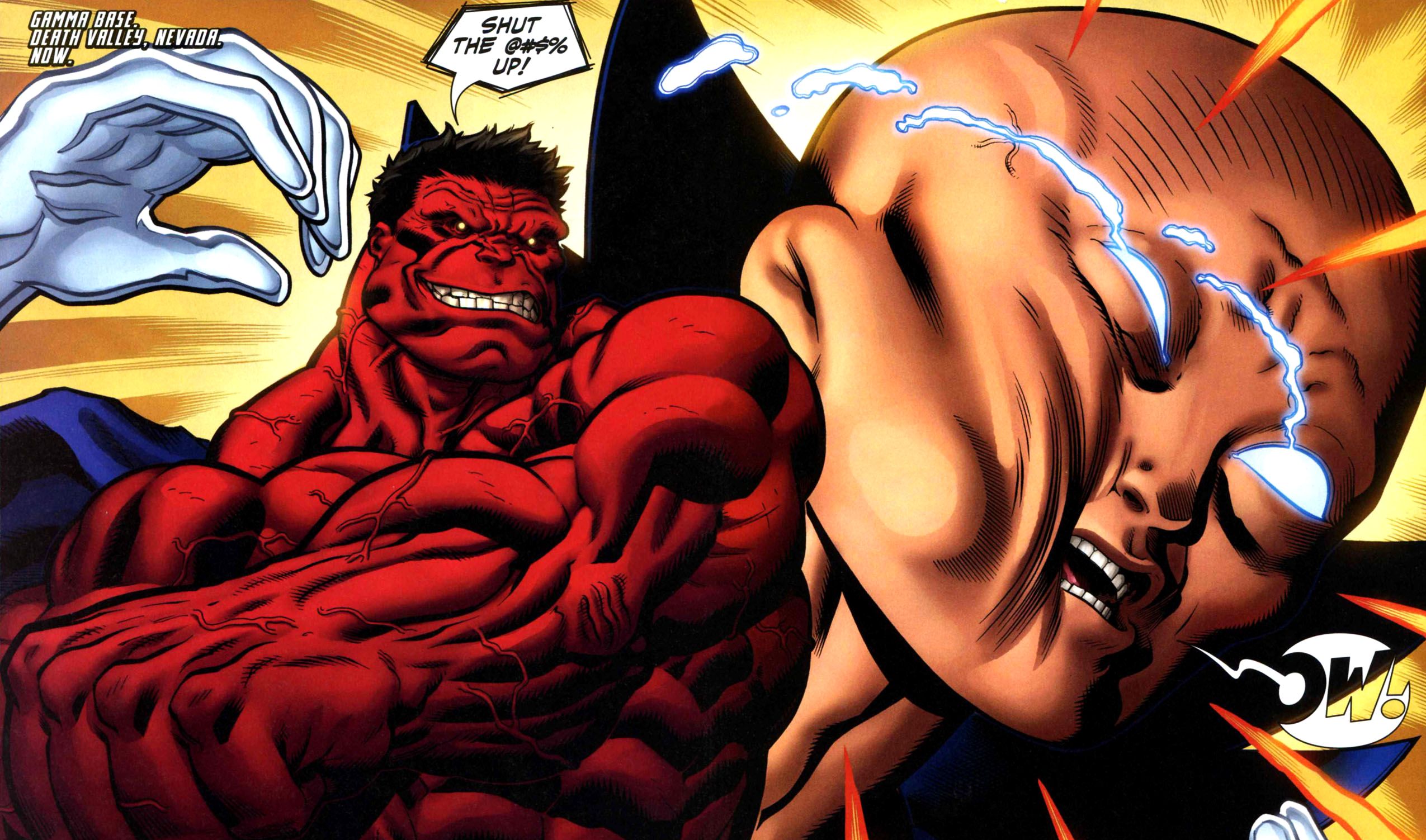 Baixar papel de parede para celular de História Em Quadrinhos, Hulk Vermelho, Os Vigilantes (Marvel) gratuito.