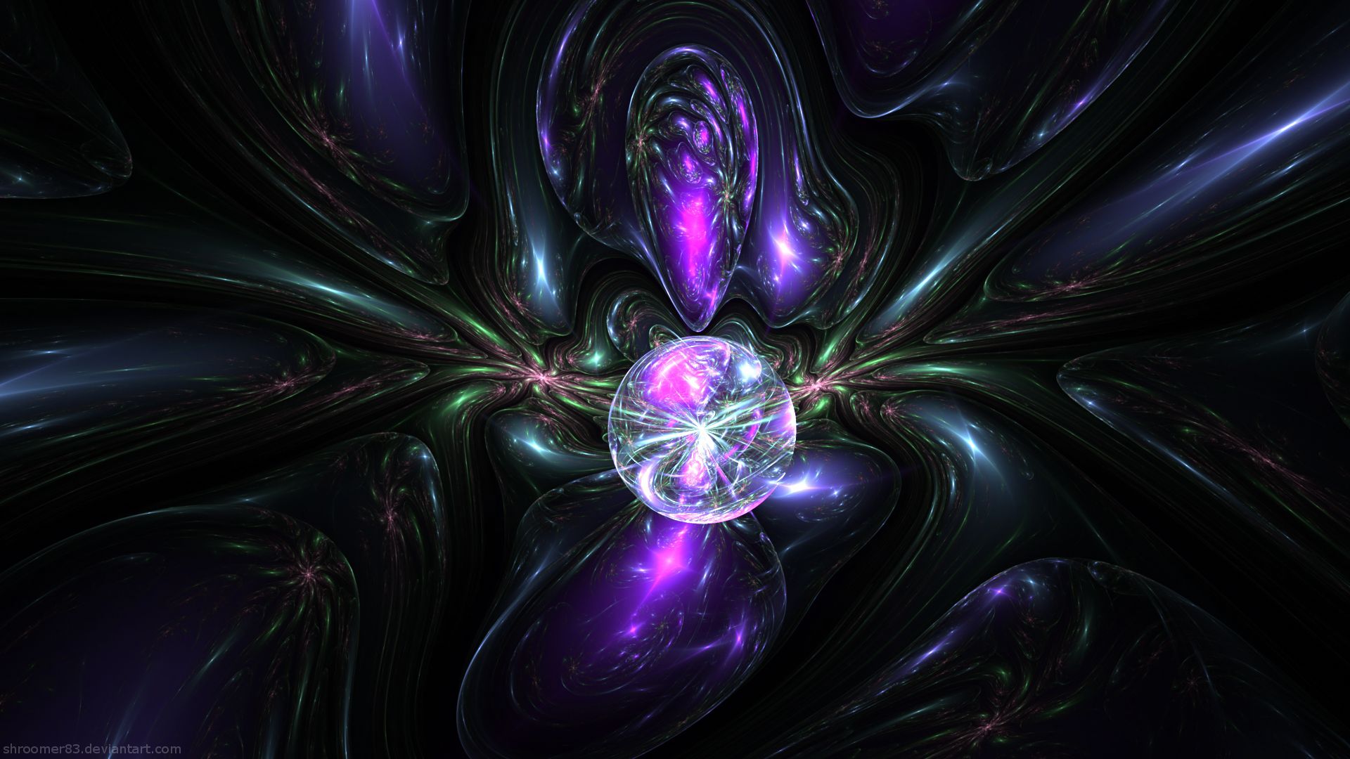 Download mobile wallpaper Abstract, Fractal, Purple for free.