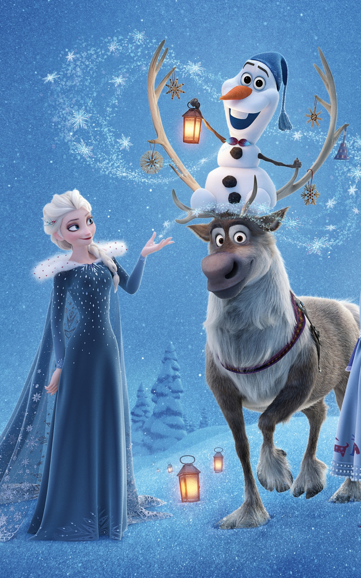 Baixar papel de parede para celular de Filme, Frozen Uma Aventura Congelante, Congelado (Filme), Elsa (Congelado), Olaf (Congelado), Sven (Congelado) gratuito.