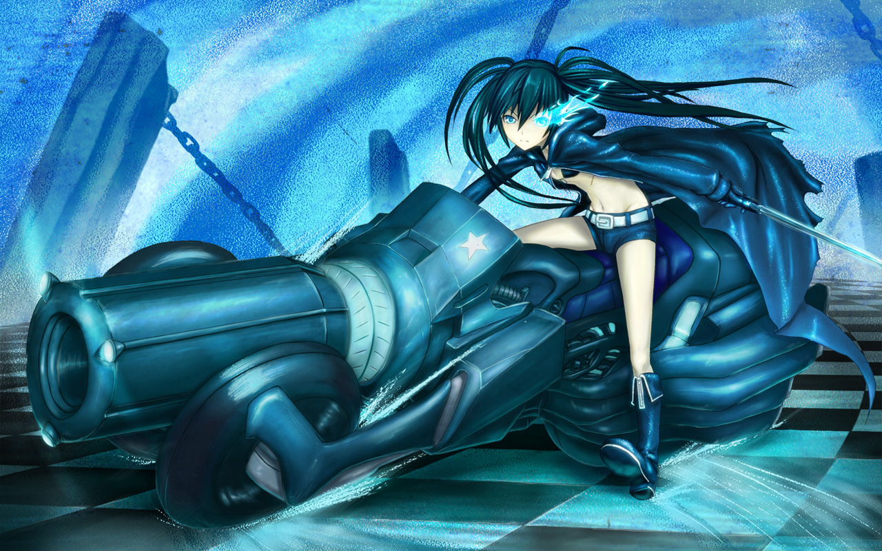 Download mobile wallpaper Anime, Black Rock Shooter for free.