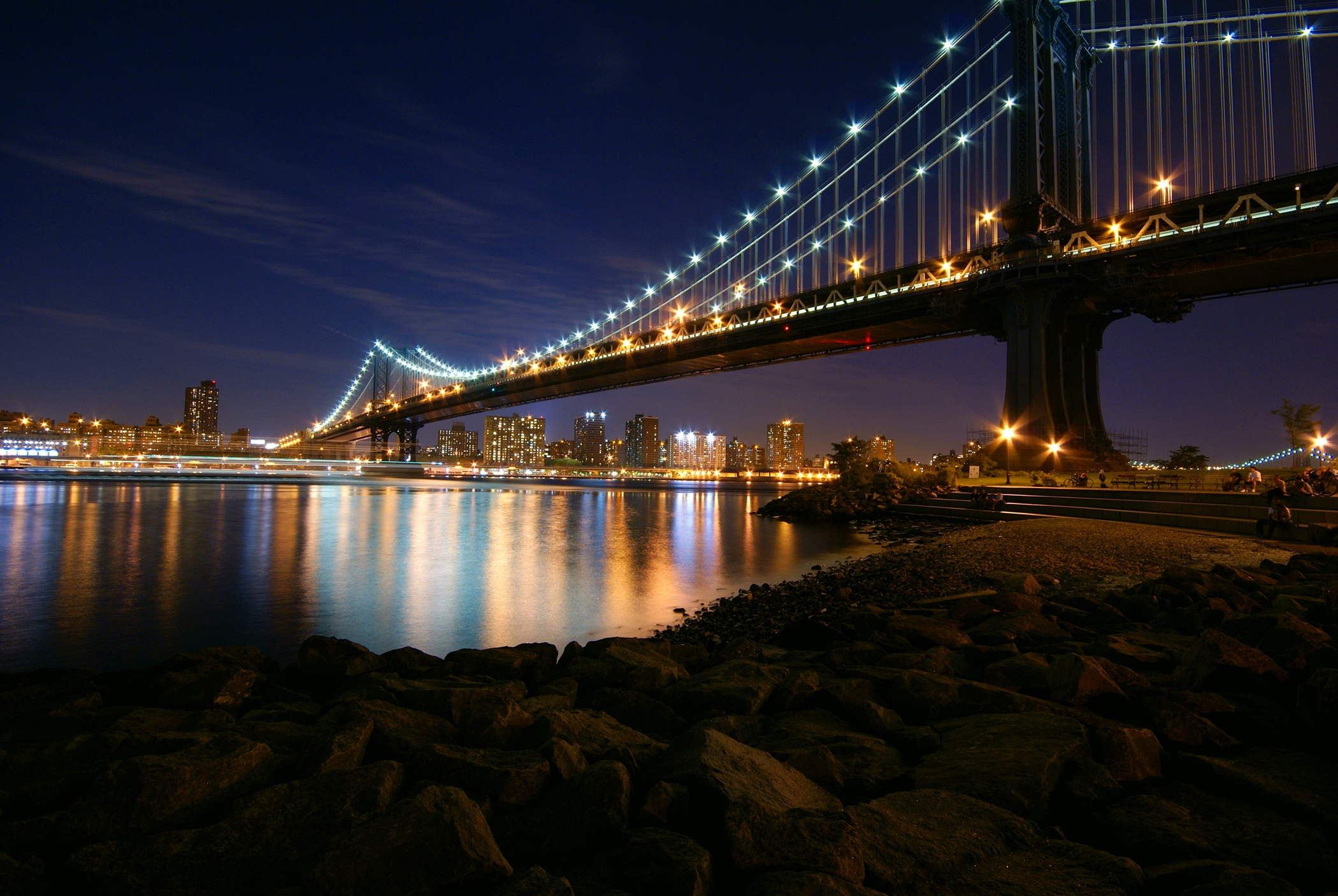 253379 скачать картинку манхэттенский мост, нью йорк, сделано человеком, сша, мосты - обои и заставки бесплатно