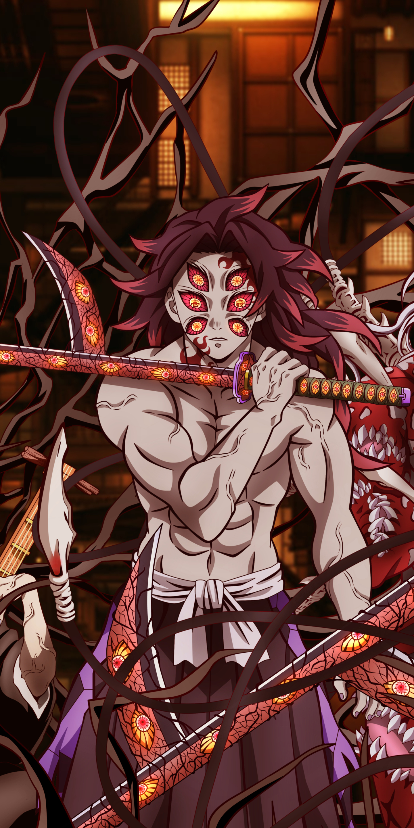 Download mobile wallpaper Anime, Demon Slayer: Kimetsu No Yaiba, Kokushibo (Demon Slayer) for free.
