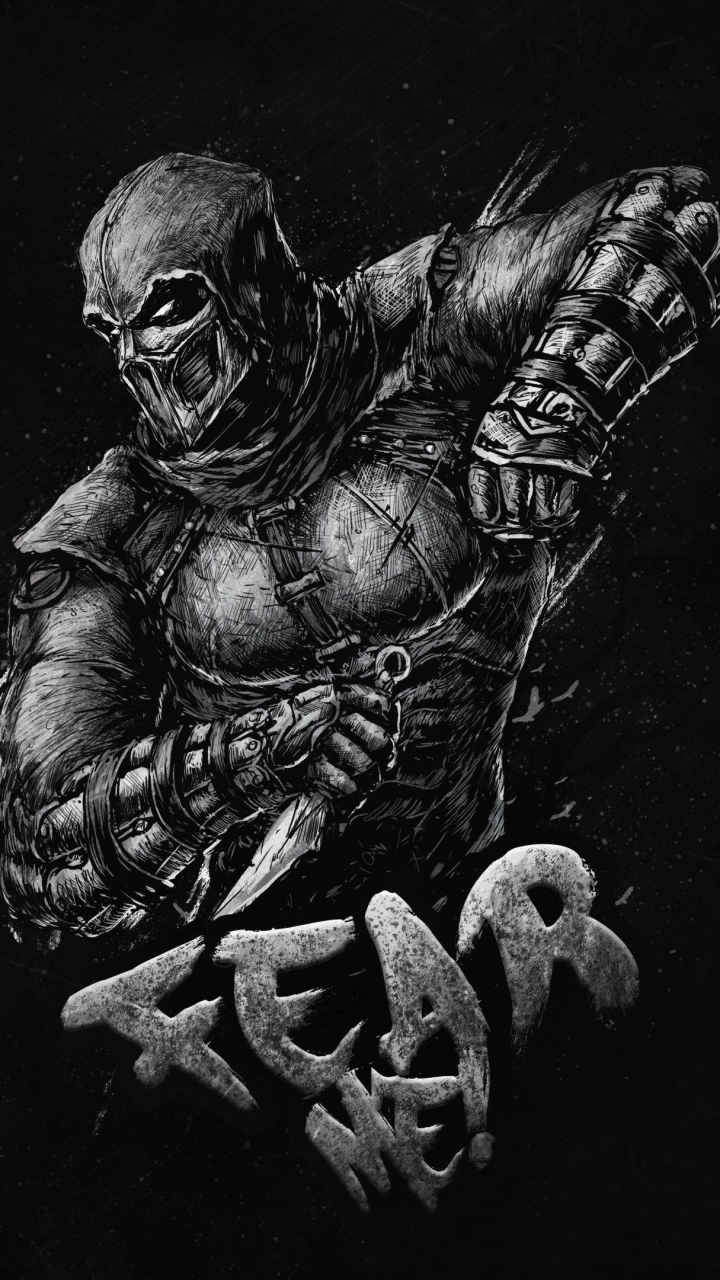 Download mobile wallpaper Mortal Kombat, Warrior, Video Game, Scorpion (Mortal Kombat) for free.