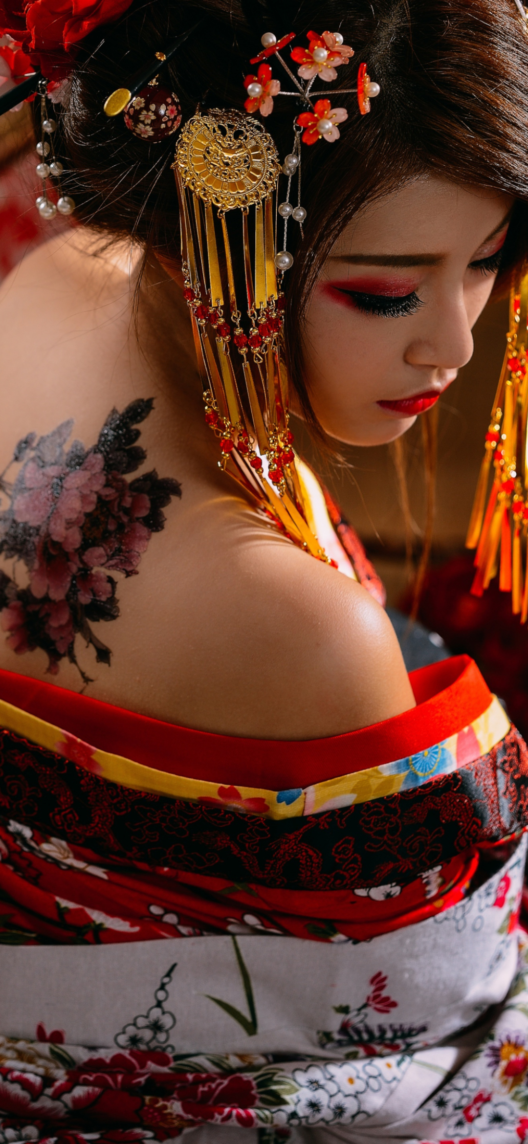 Download mobile wallpaper Women, Geisha for free.