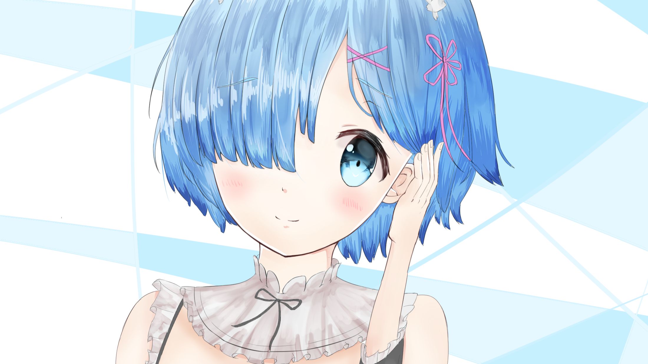 Laden Sie das Animes, Re:zero Das Leben In Einer Anderen Welt Beginnen, Rem (Re: Null)-Bild kostenlos auf Ihren PC-Desktop herunter