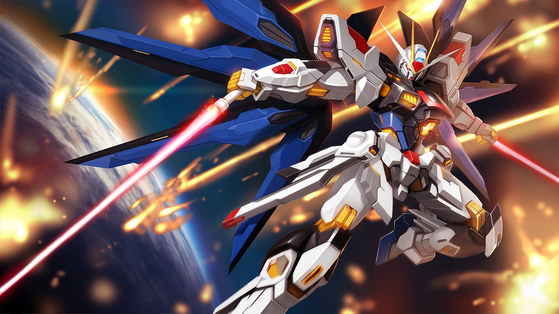Популярные заставки и фоны Мобильный Костюм Gundam Seed Destiny на компьютер