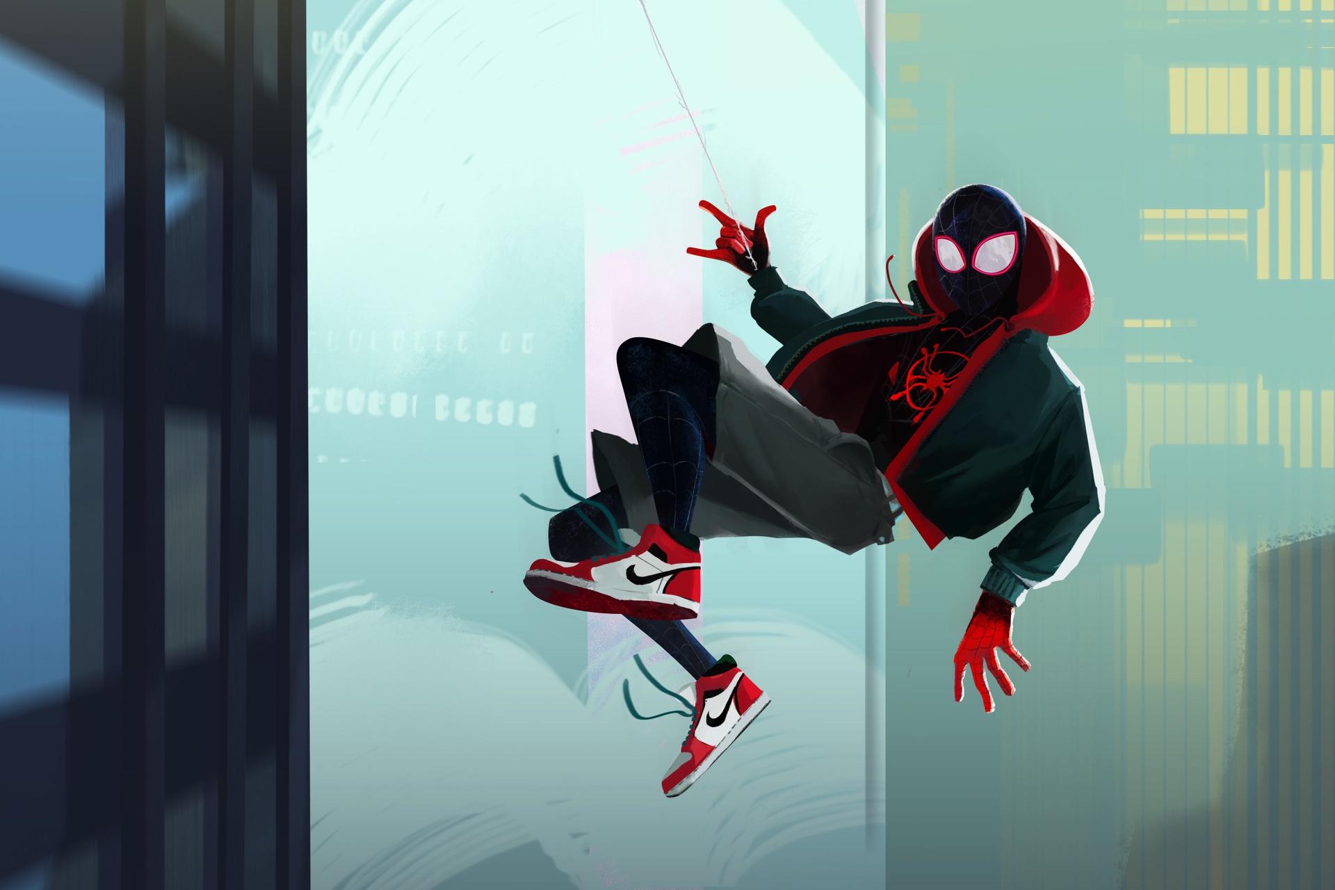 Baixar papel de parede para celular de Homem Aranha, Filme, Miles Morales, Homem Aranha: No Aranhaverso gratuito.