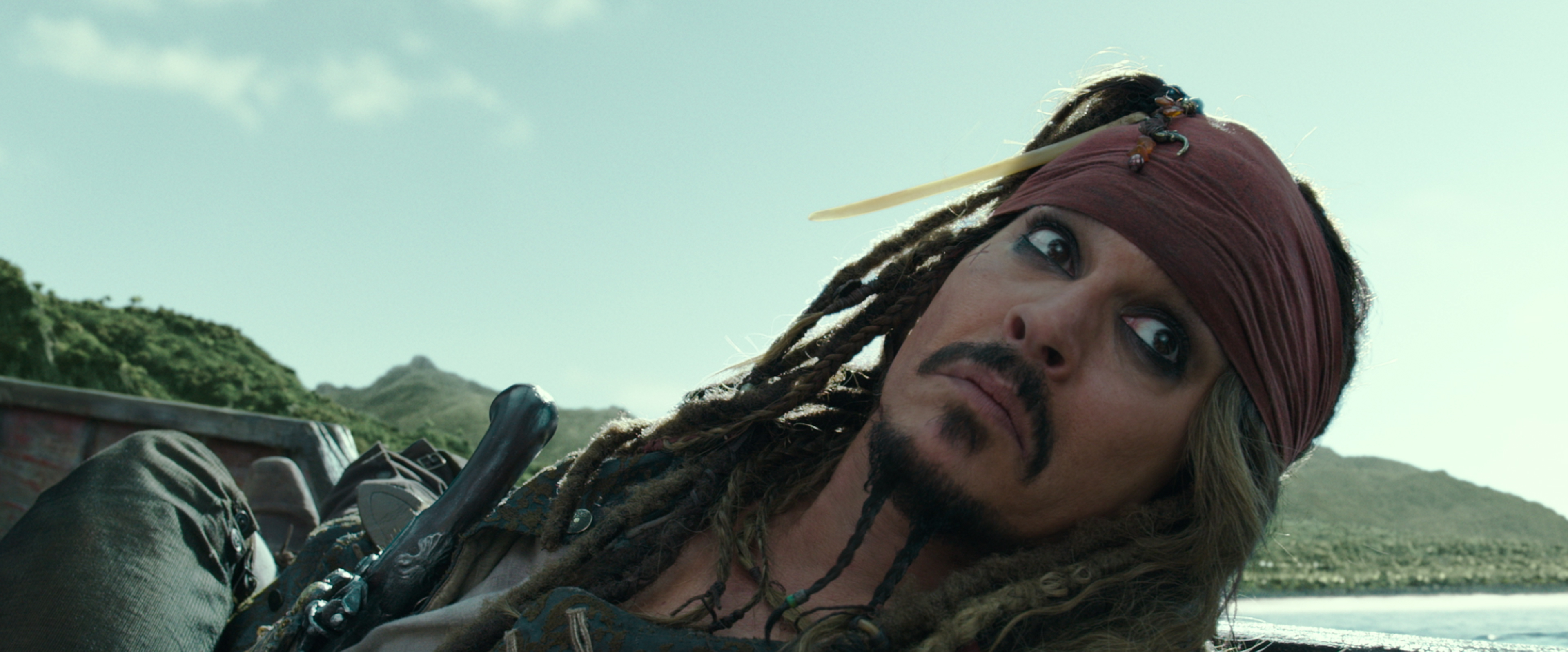 Téléchargez gratuitement l'image Johnny Depp, Film, Jack Sparrow, Pirates Des Caraïbes : La Vengeance De Salazar sur le bureau de votre PC