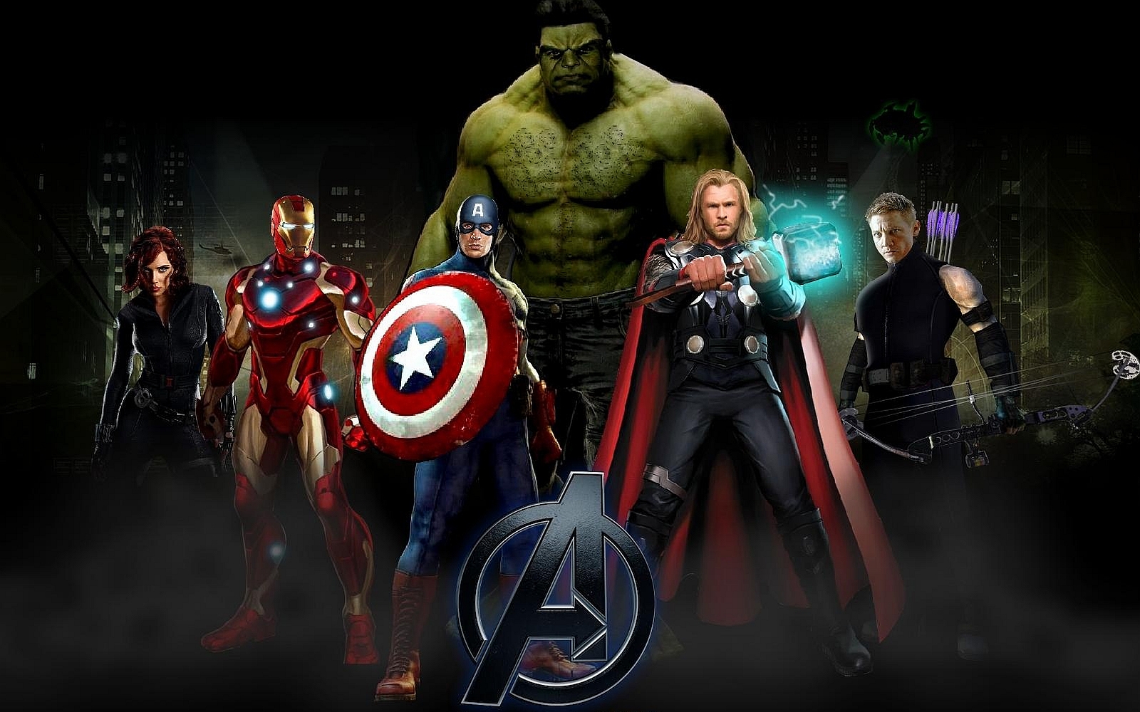hulk, movie, the avengers, black widow, captain america, hawkeye, iron man, natasha romanoff, thor