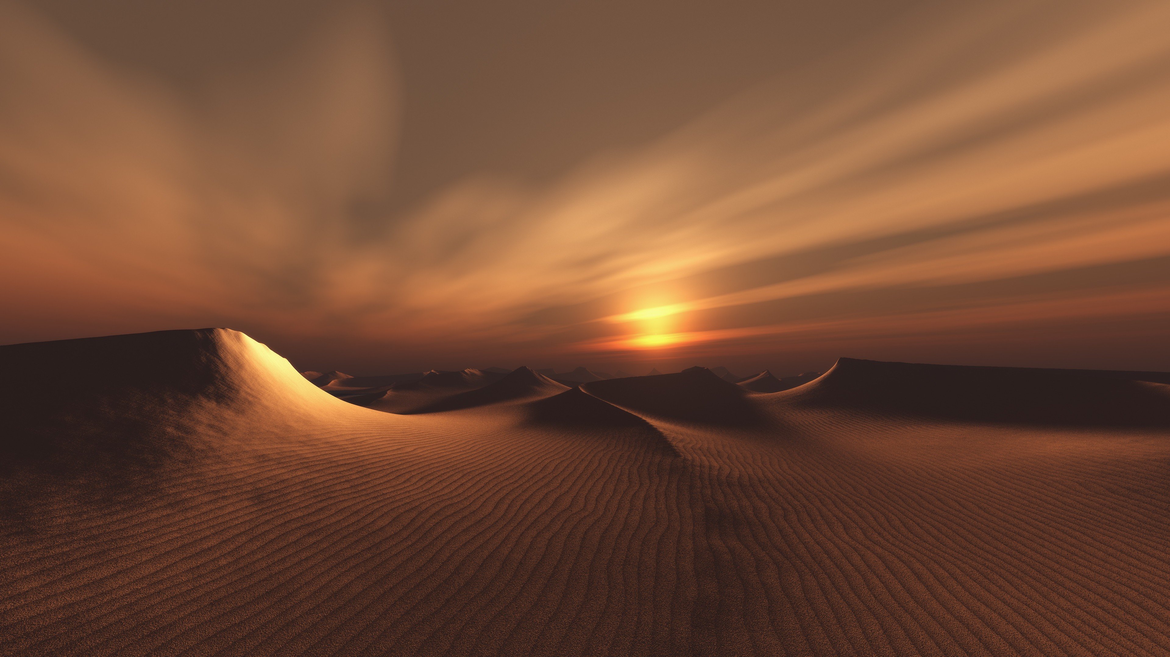 Download mobile wallpaper Landscape, Sand, Desert, Horizon, Earth, Dune for free.