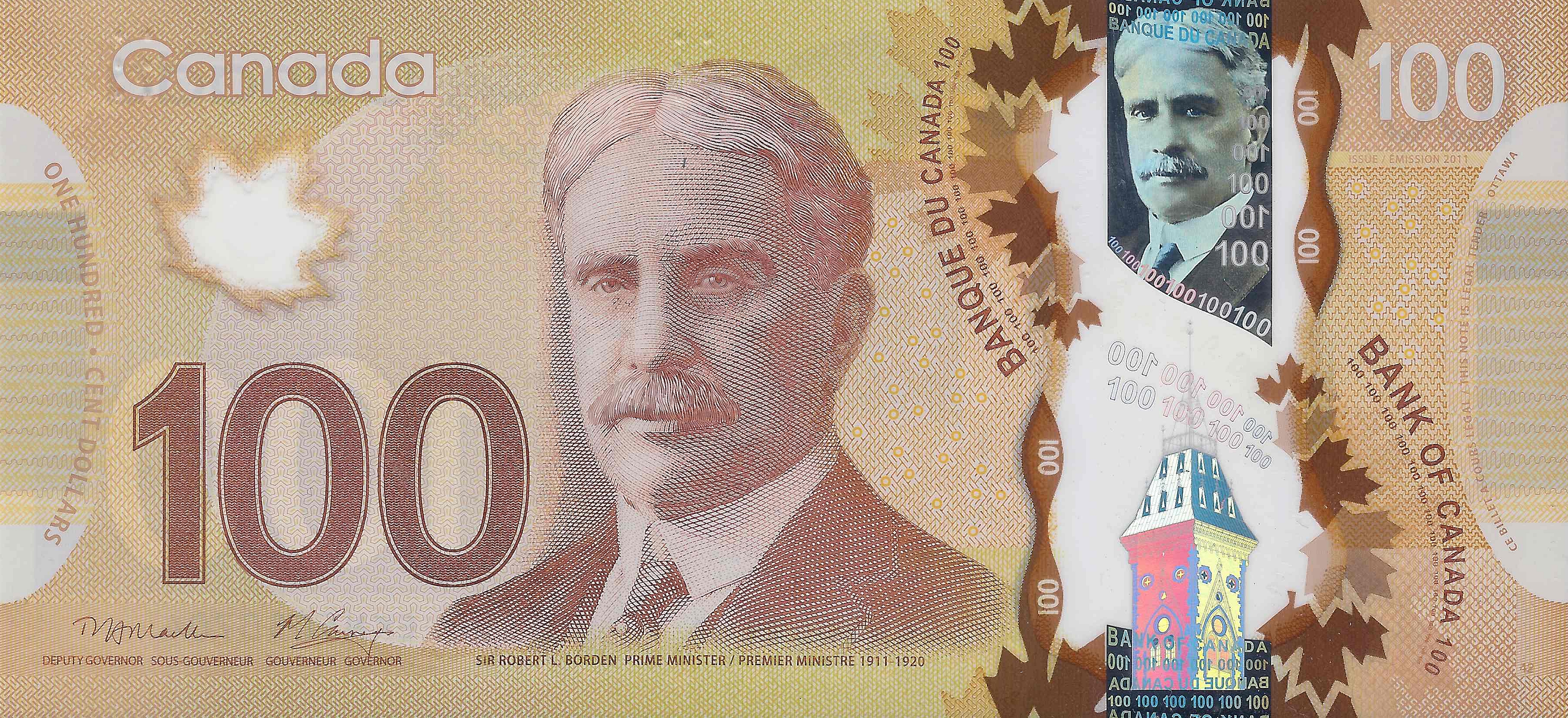Популярні заставки і фони Канадський Долар на комп'ютер