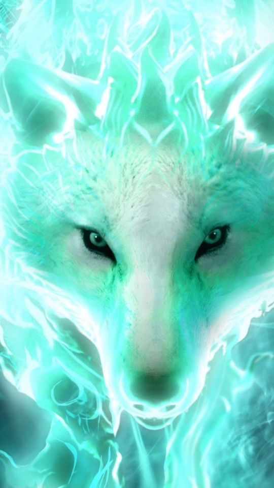 無料モバイル壁紙ファンタジー, 狼, 精神, ファンタジー動物をダウンロードします。