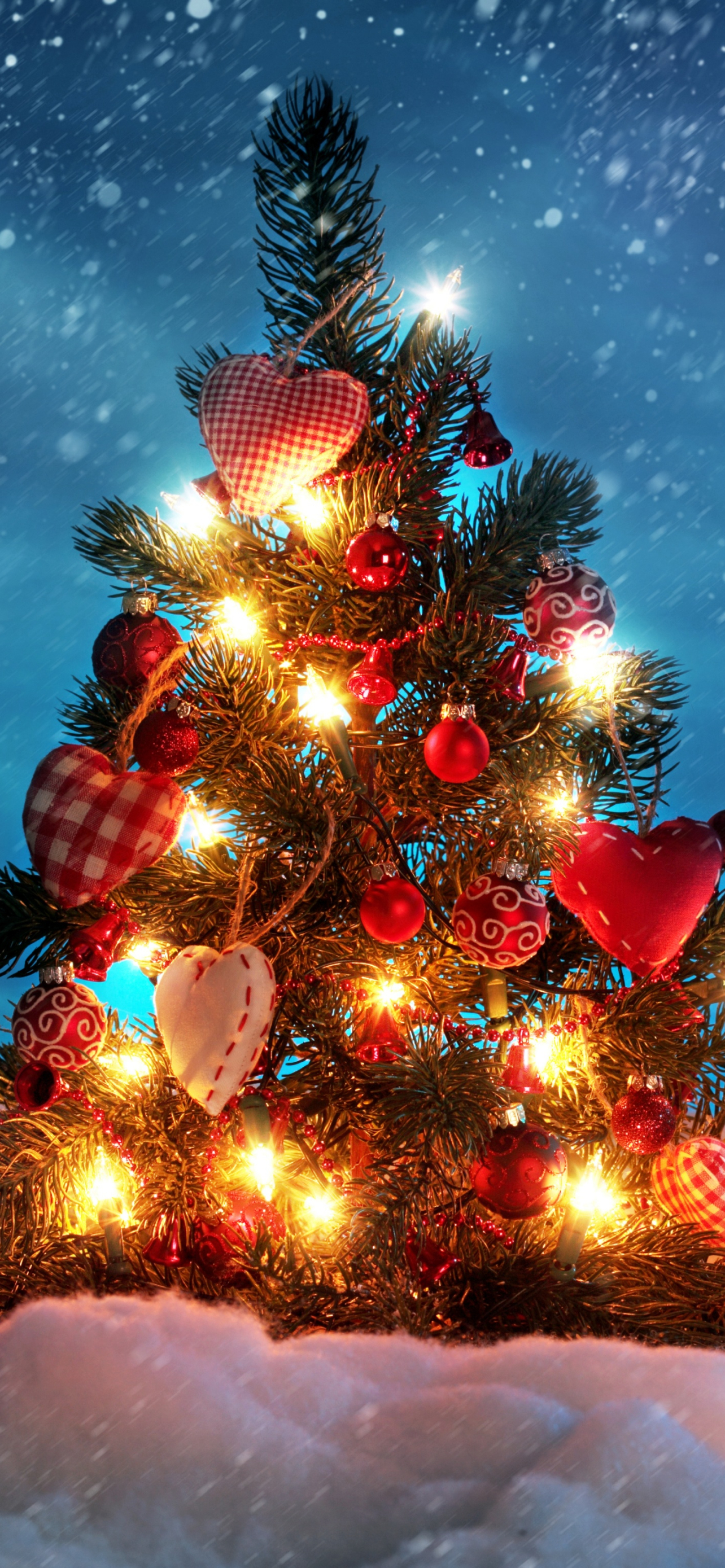 Download mobile wallpaper Christmas, Holiday, Christmas Tree, Christmas Ornaments for free.