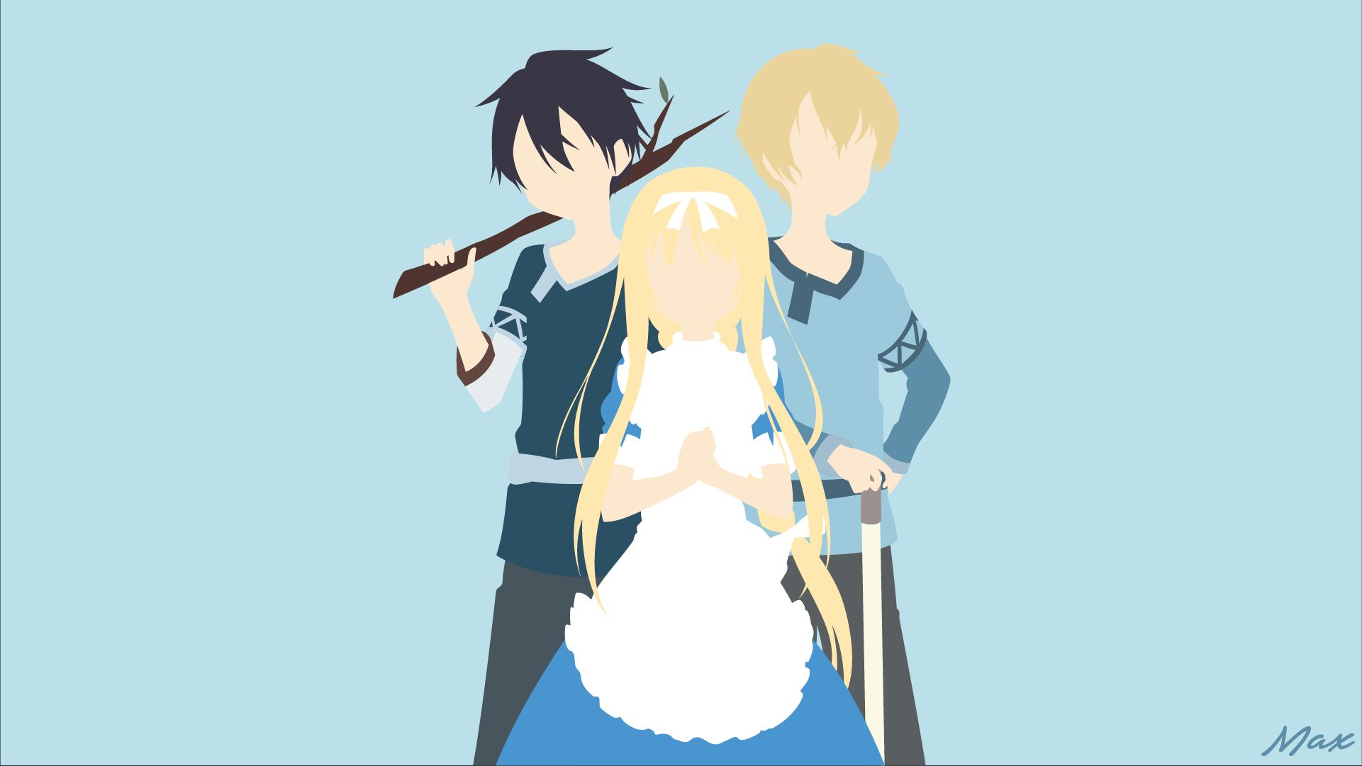 Laden Sie das Animes, Sword Art Online, Kirito (Schwertkunst Online), Kazuto Kirigaya, Alice Zuberg, Schwertkunst Online: Alicization, Eugeo (Schwertkunst Online)-Bild kostenlos auf Ihren PC-Desktop herunter