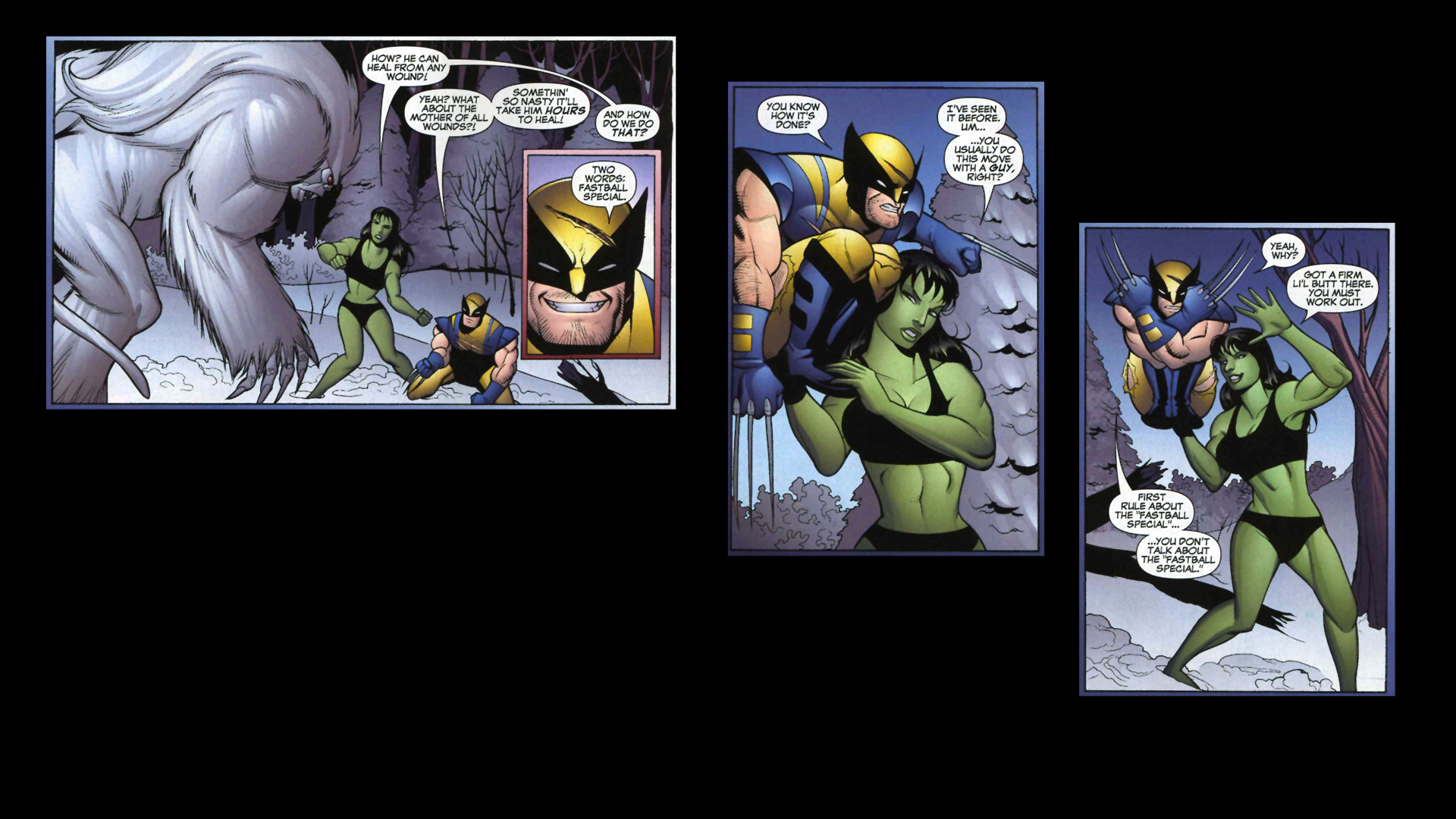 Téléchargez des papiers peints mobile Bande Dessinées, Super Héros, Wolverine : Le Combat De L'immortel, Elle Hulk gratuitement.