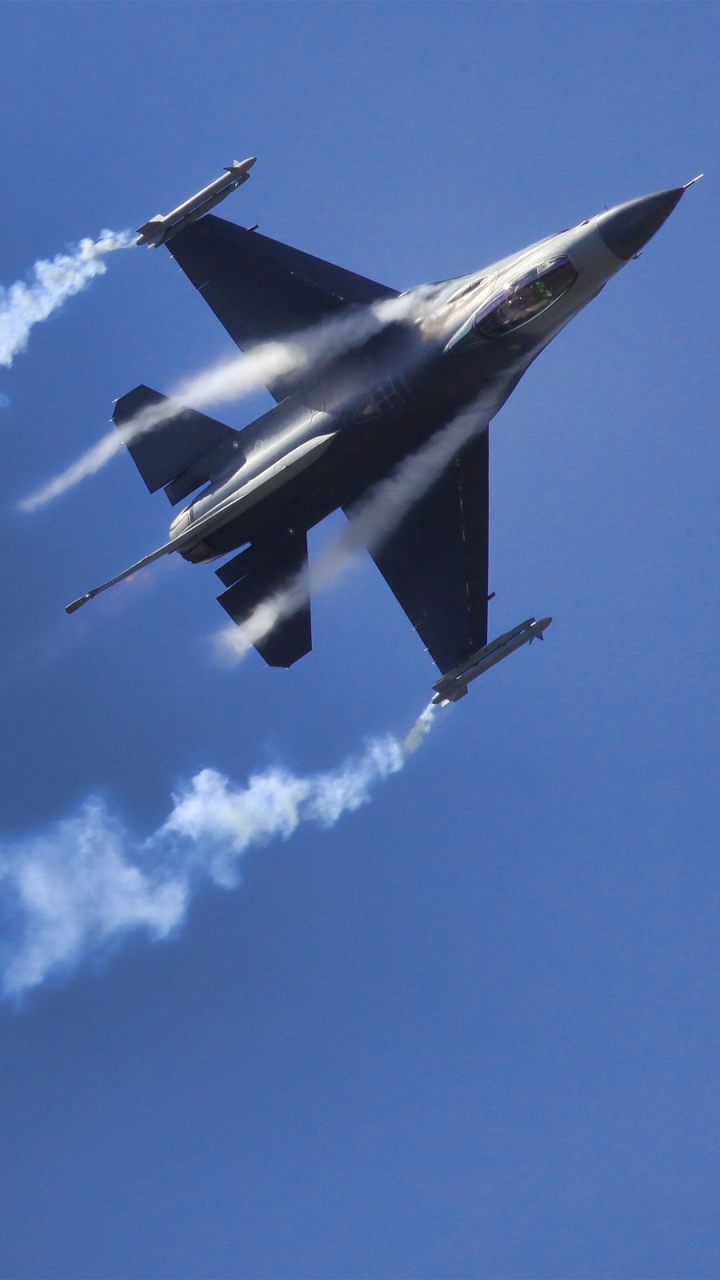 Descarga gratuita de fondo de pantalla para móvil de Militar, General Dynamics F 16 Fighting Falcon, Aviones De Combate.