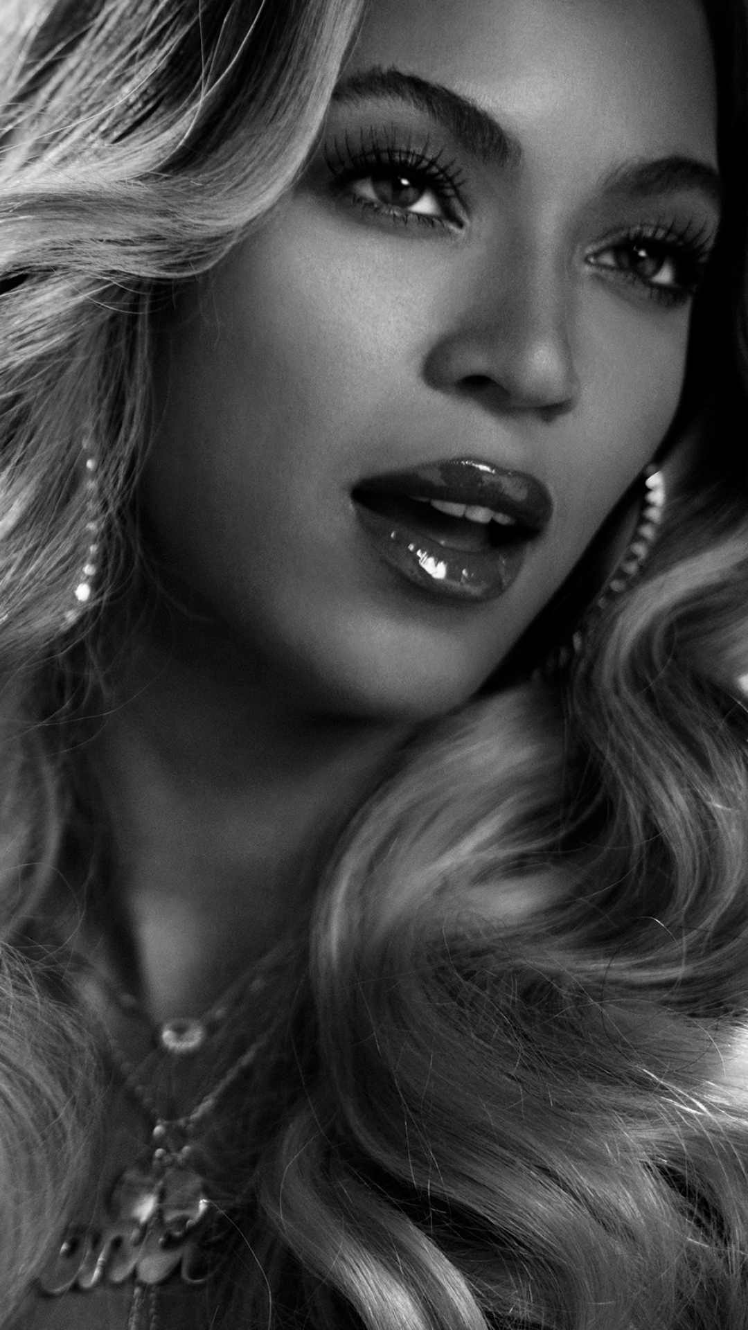 Download mobile wallpaper Music, Monochrome, Black & White, Beyoncé for free.