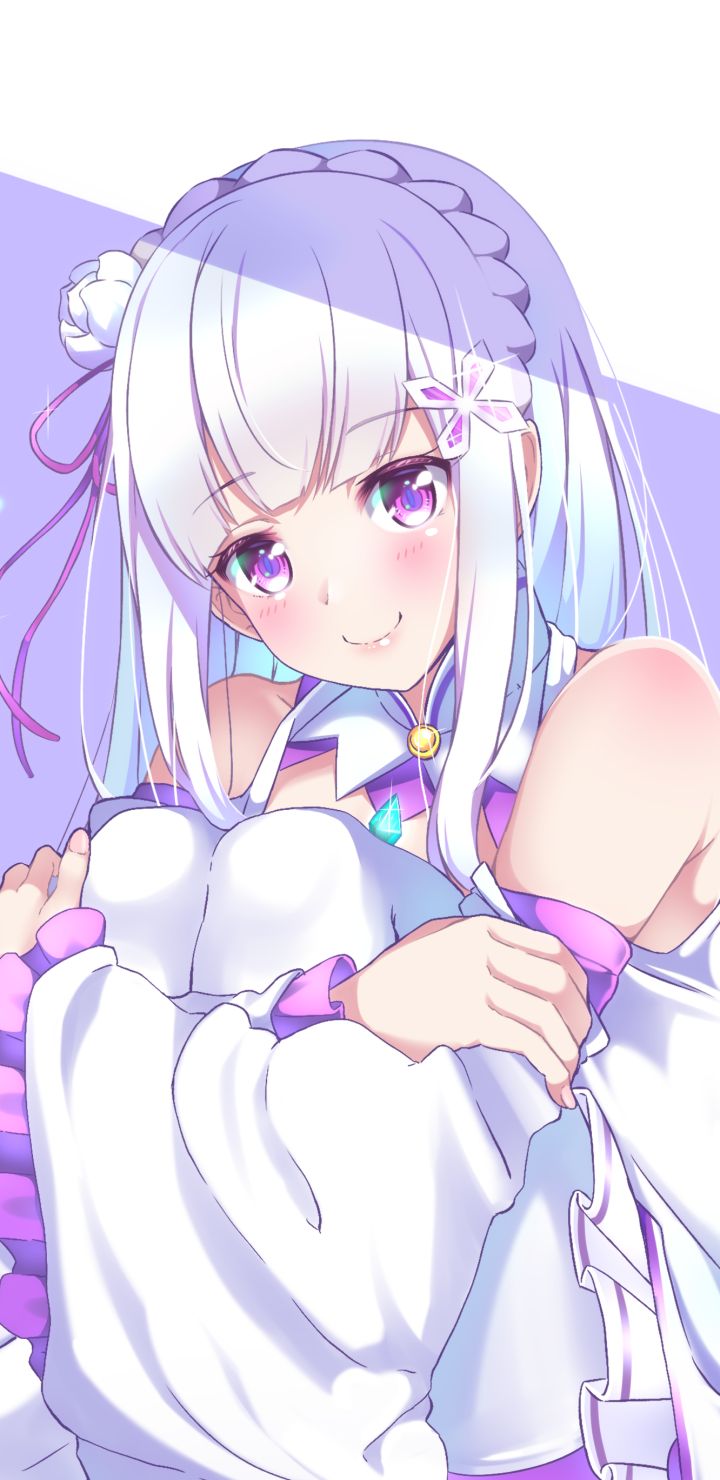 Descarga gratuita de fondo de pantalla para móvil de Animado, Emilia (Re:zero), Re:zero Comenzando La Vida En Otro Mundo.