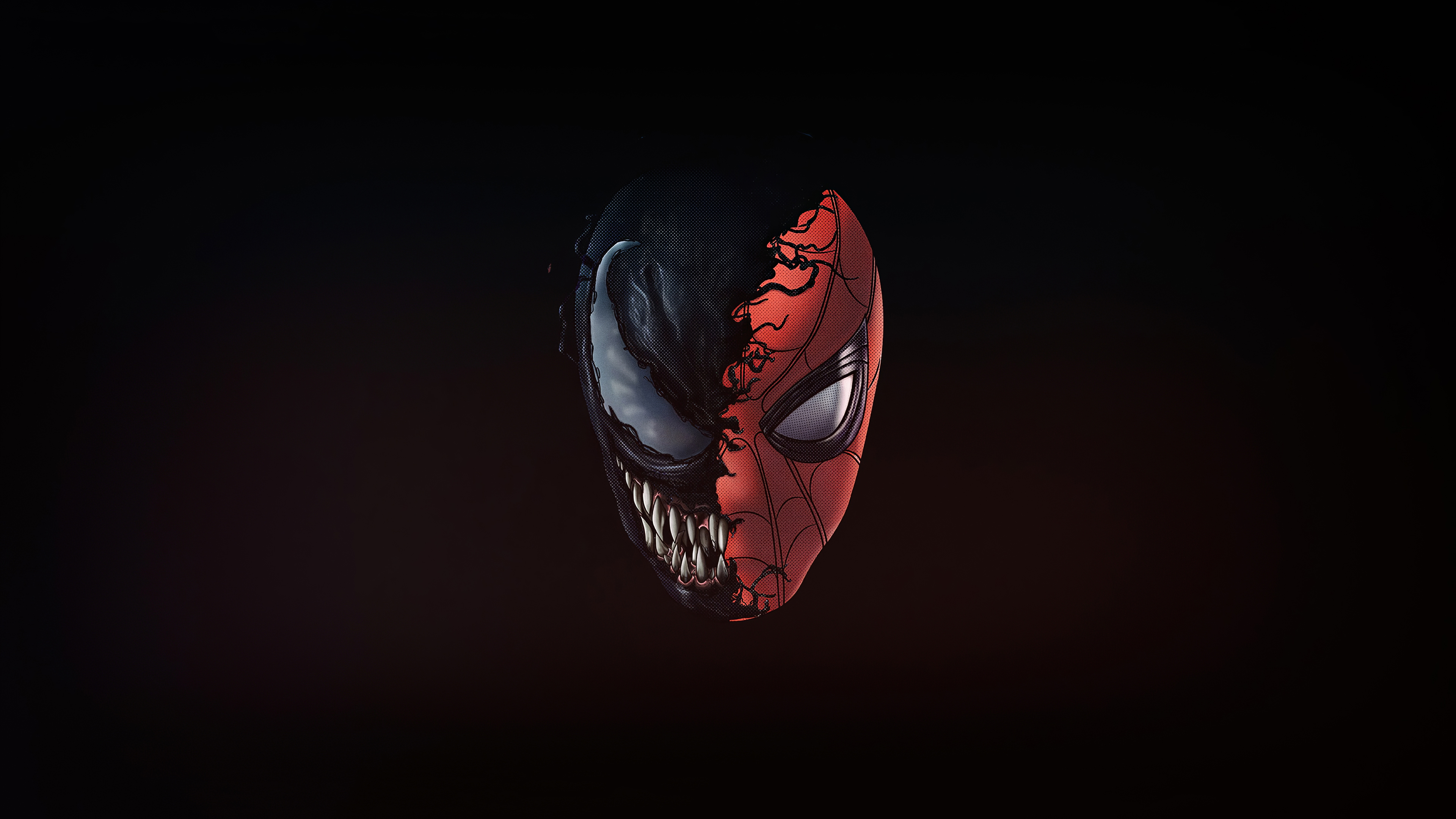 Free download wallpaper Spider Man, Venom, Comics, Minimalist, Marvel Comics on your PC desktop