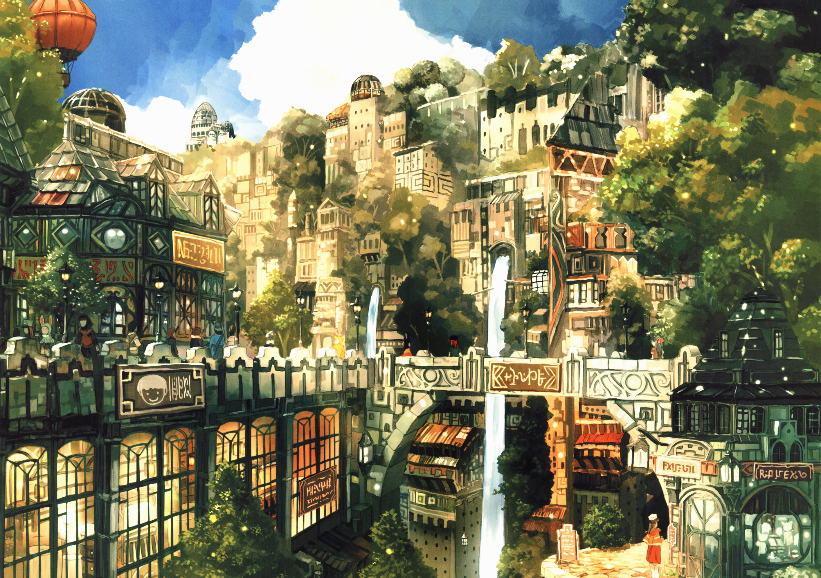 Download mobile wallpaper Fantasy, City for free.