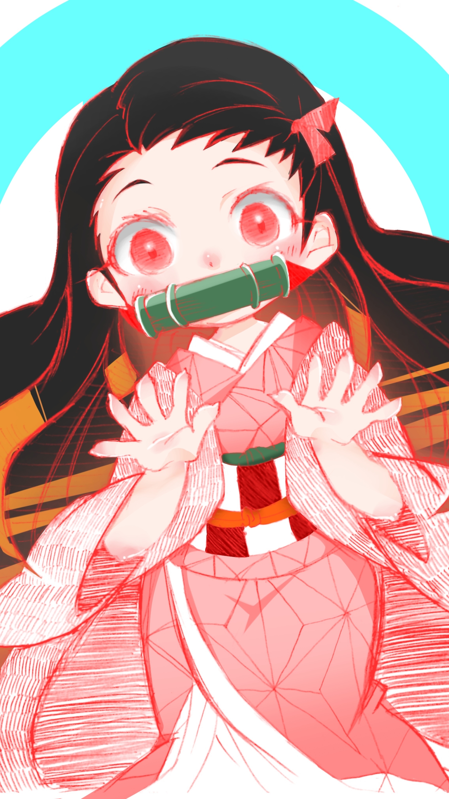 Descarga gratuita de fondo de pantalla para móvil de Animado, Nezuko Kamado, Demon Slayer: Kimetsu No Yaiba.