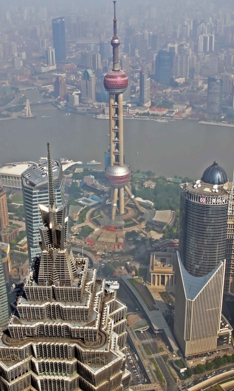 Download mobile wallpaper Cities, Shanghai, Man Made for free.