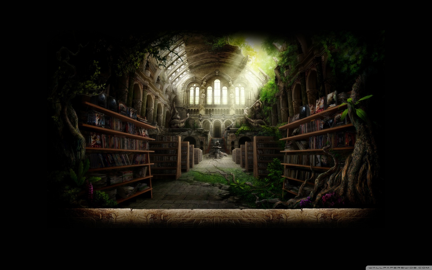 library, fantasy