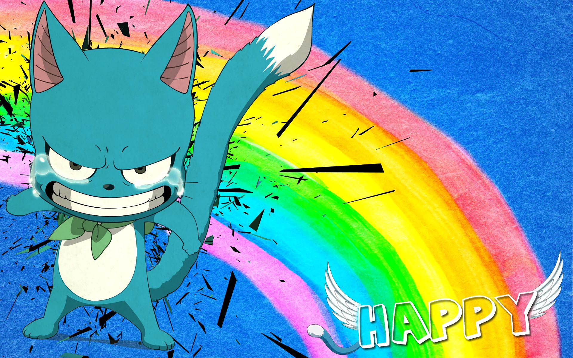 Laden Sie das Animes, Fairy Tail, Glücklich (Fairy Tail)-Bild kostenlos auf Ihren PC-Desktop herunter