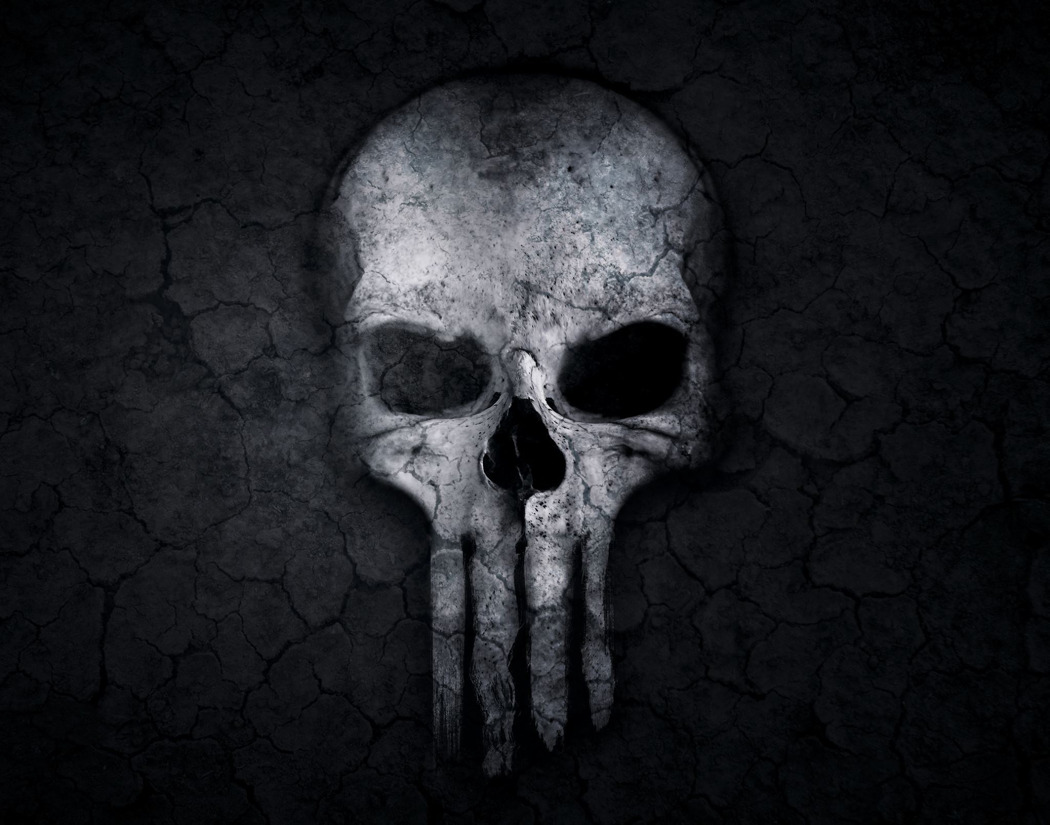 Free download wallpaper Dark, Creepy, Skull on your PC desktop