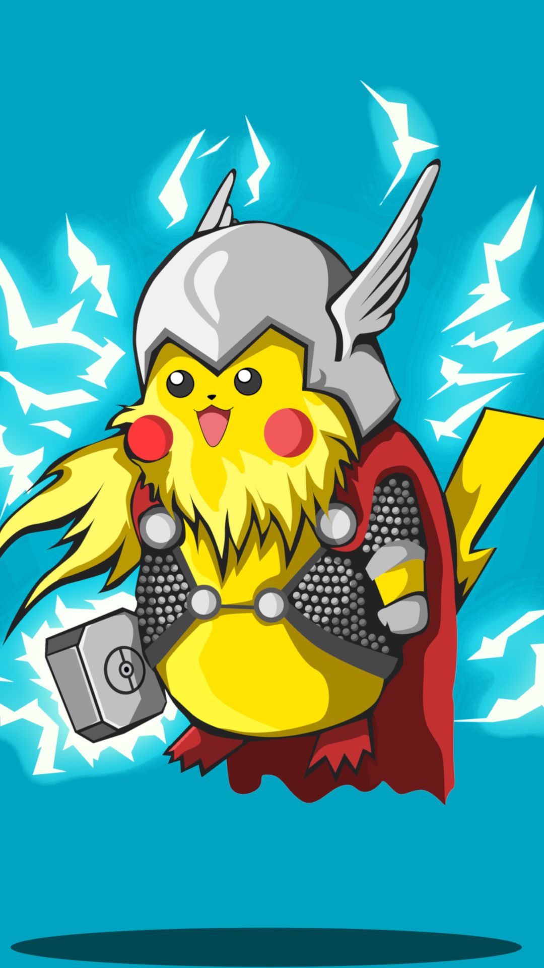 Handy-Wallpaper Pokémon, Pikachu, Animes, Thor kostenlos herunterladen.