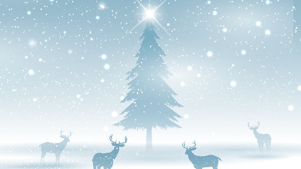 HD desktop wallpaper: Christmas, Holiday, Christmas Tree, Reindeer ...