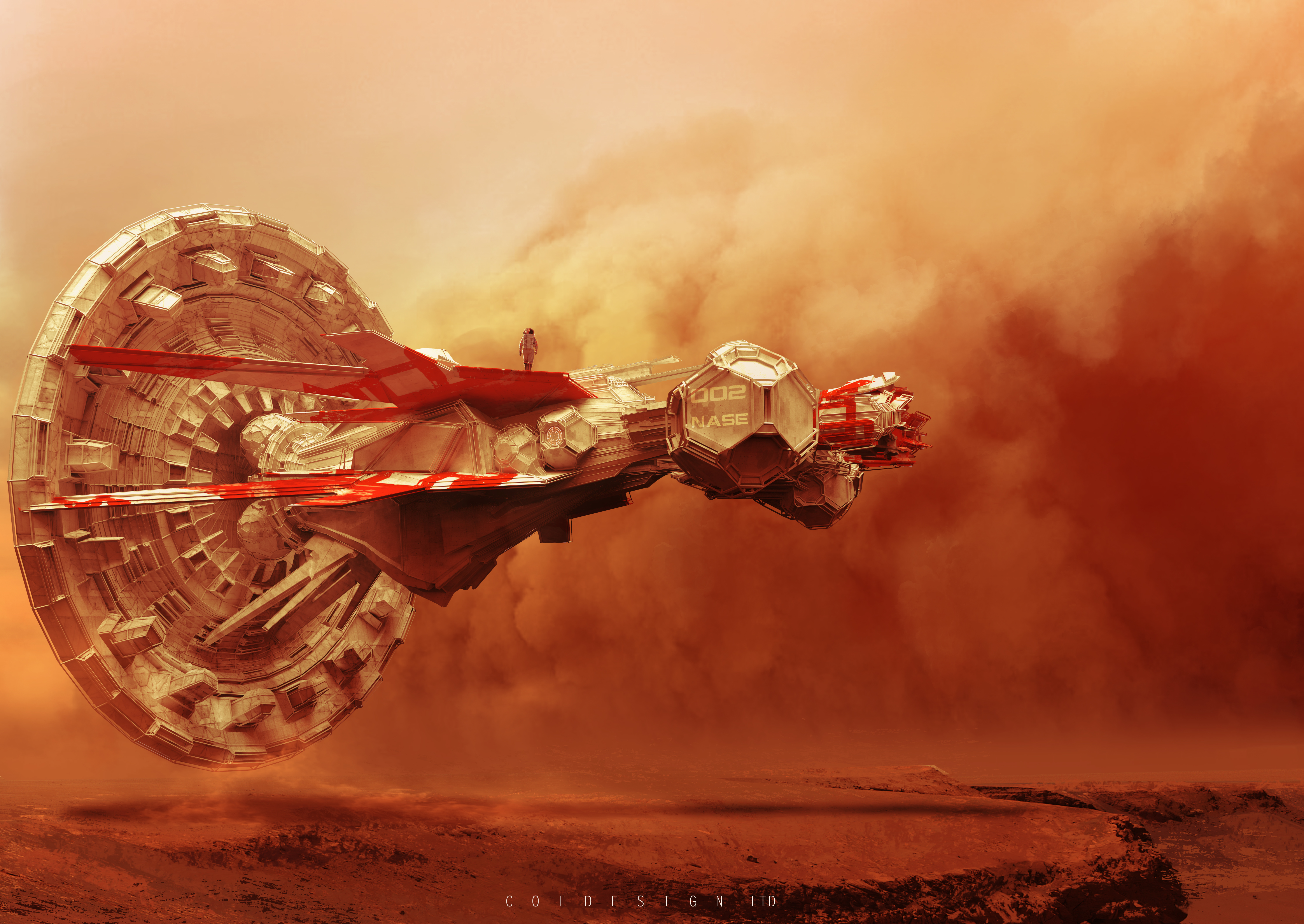 Download mobile wallpaper Sand, Desert, Sci Fi, Storm, Vehicle for free.