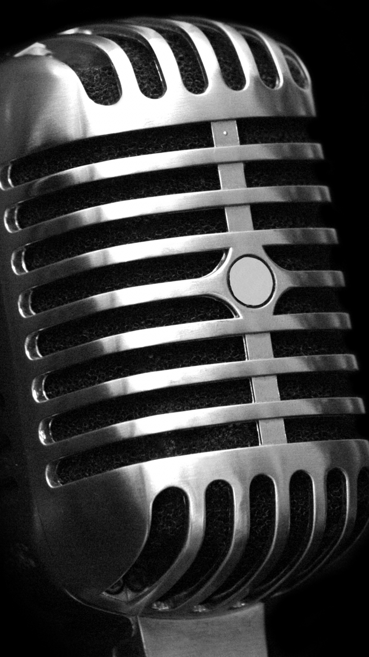 Download mobile wallpaper Music, Microphone for free.