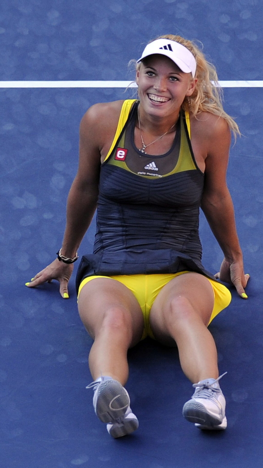 Handy-Wallpaper Sport, Tennis, Caroline Wozniacki kostenlos herunterladen.