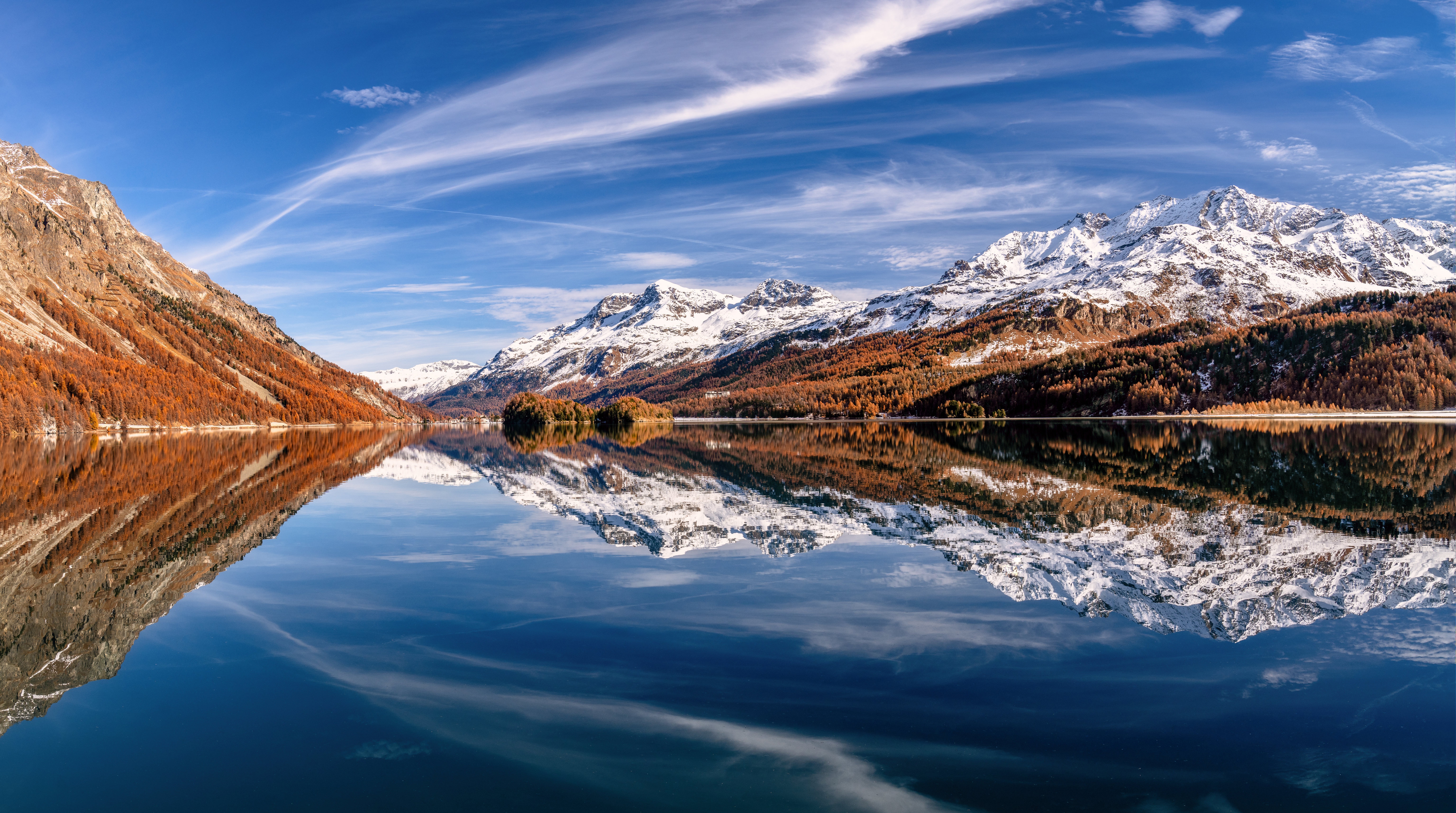 Free download wallpaper Nature, Mountain, Lake, Reflection, Alps, Earth, Switzerland on your PC desktop