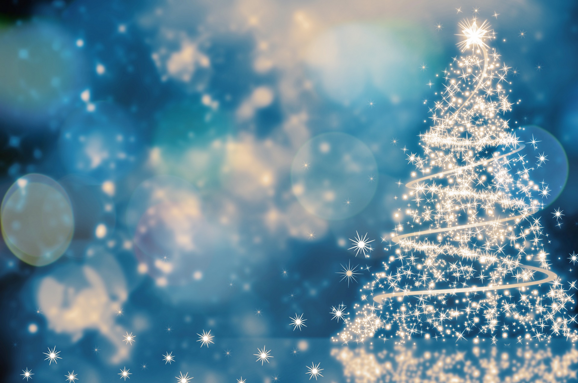 PCデスクトップにクリスマス, 青い, クリスマスツリー, ホリデー画像を無料でダウンロード